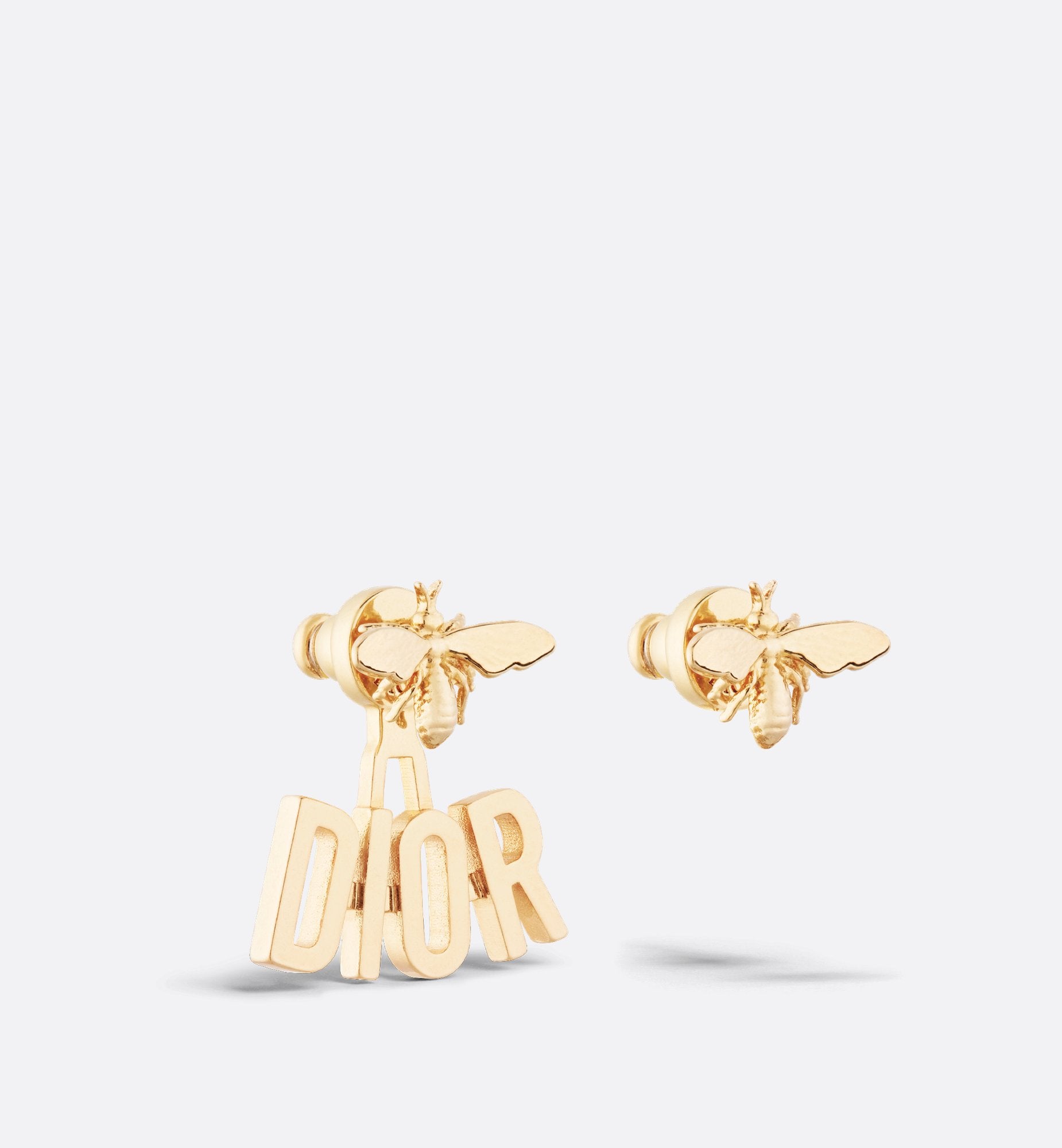 DioREvolution Earrings Gold Finish Metal