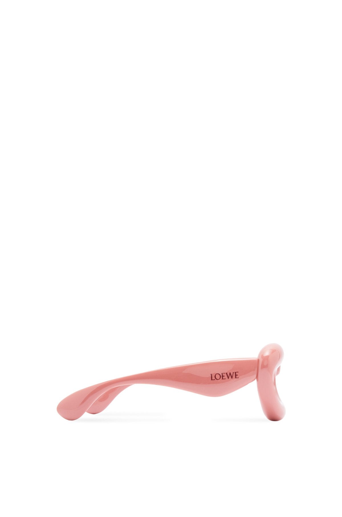 Inflated cateye sunglasses in nylon