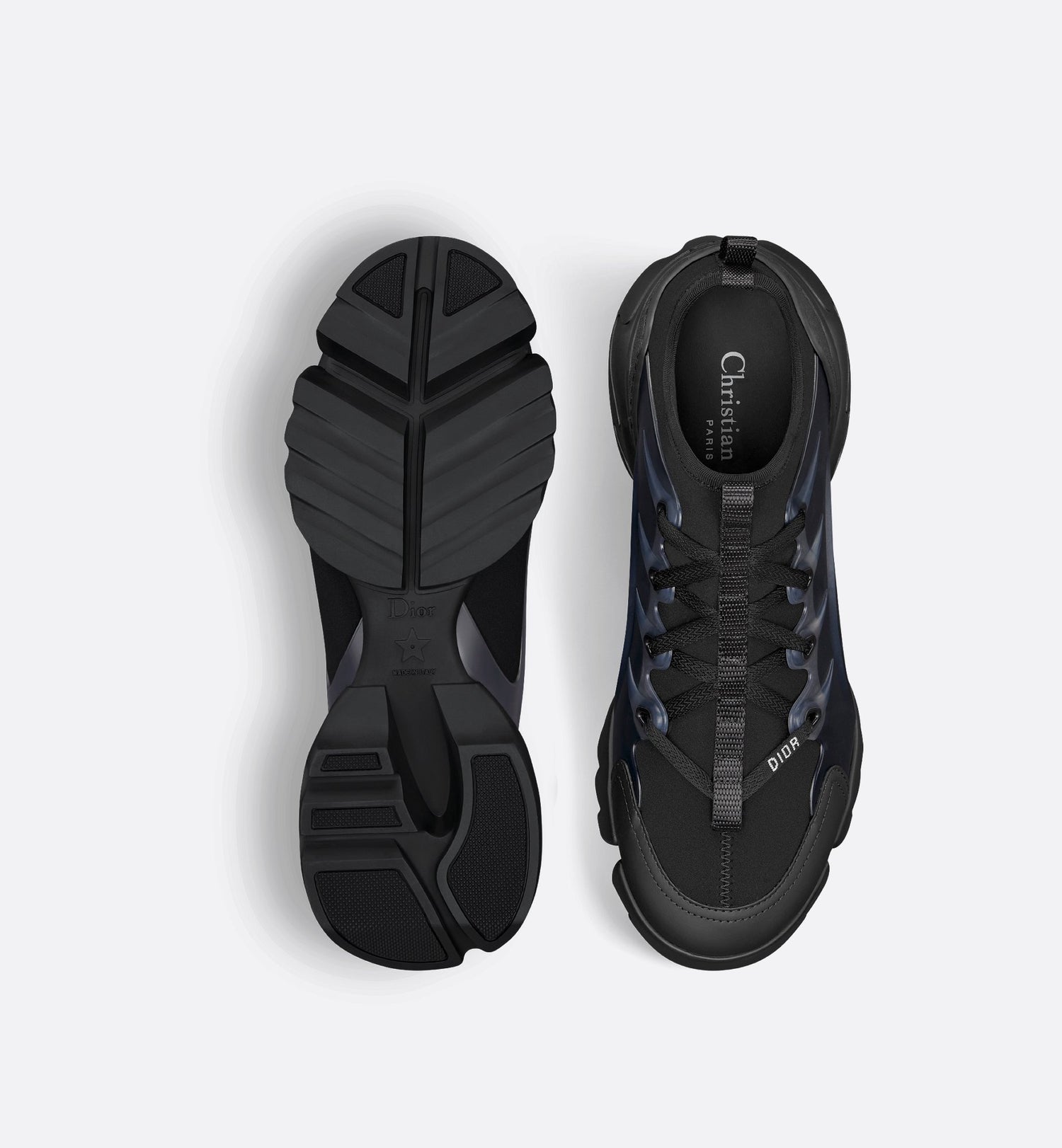 D-Connect Sneaker Black Technical Fabric