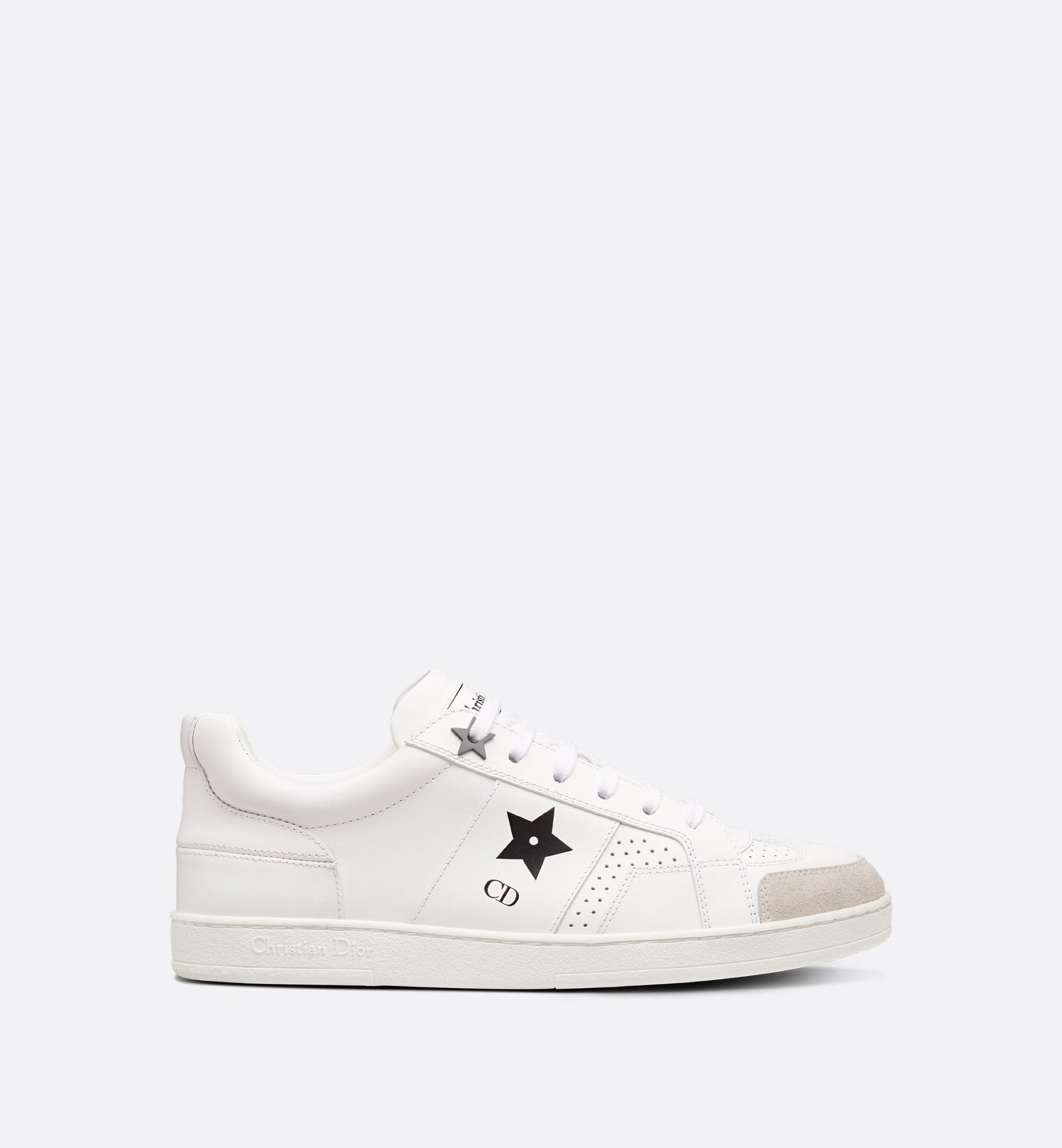 Dior Star Sneaker White Calfskin And Suede