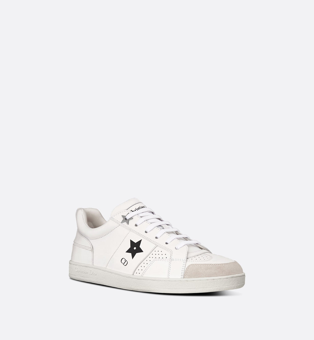 Dior Star Sneaker White Calfskin And Suede