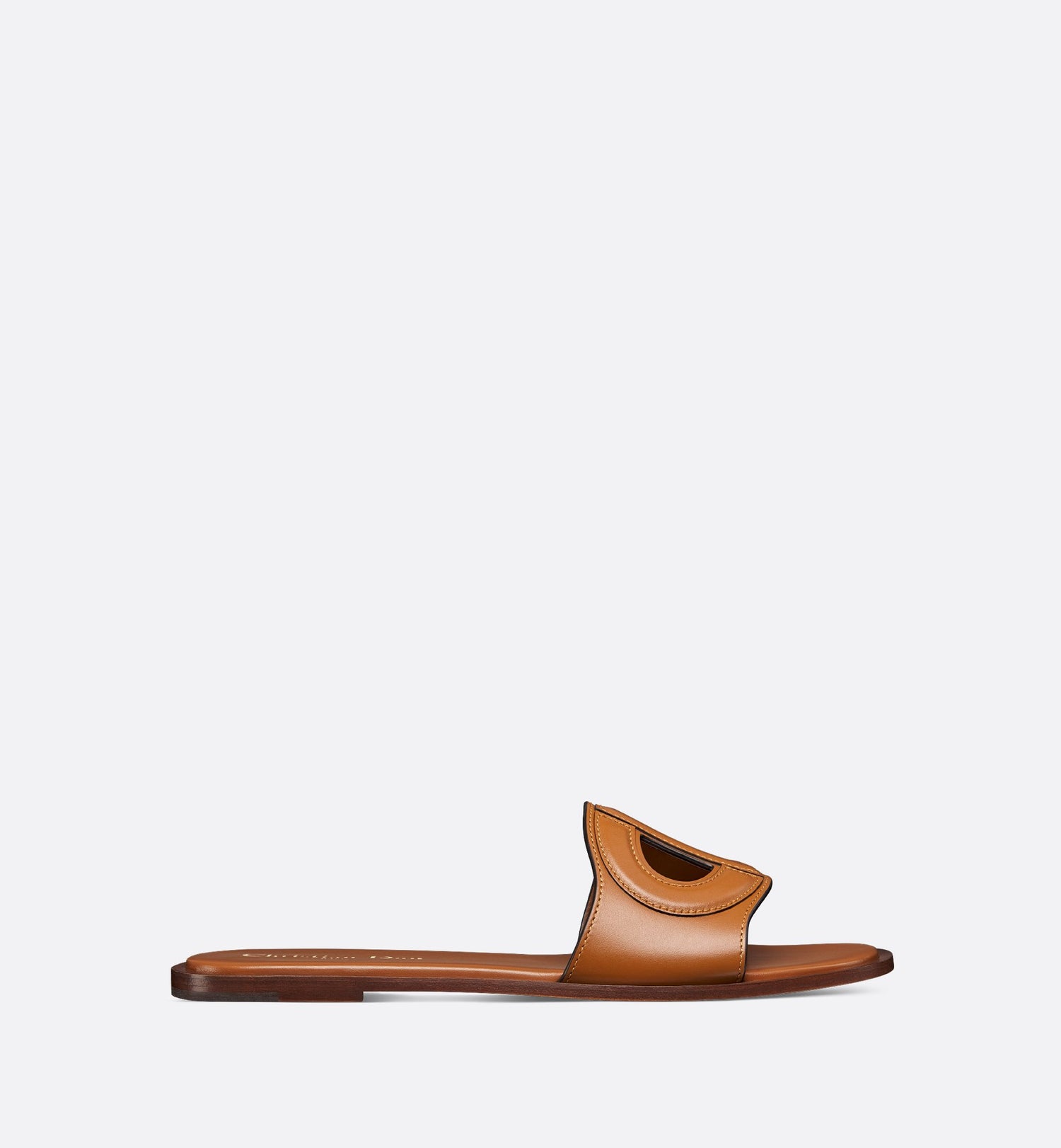 D-Club Slide Camel Calfskin