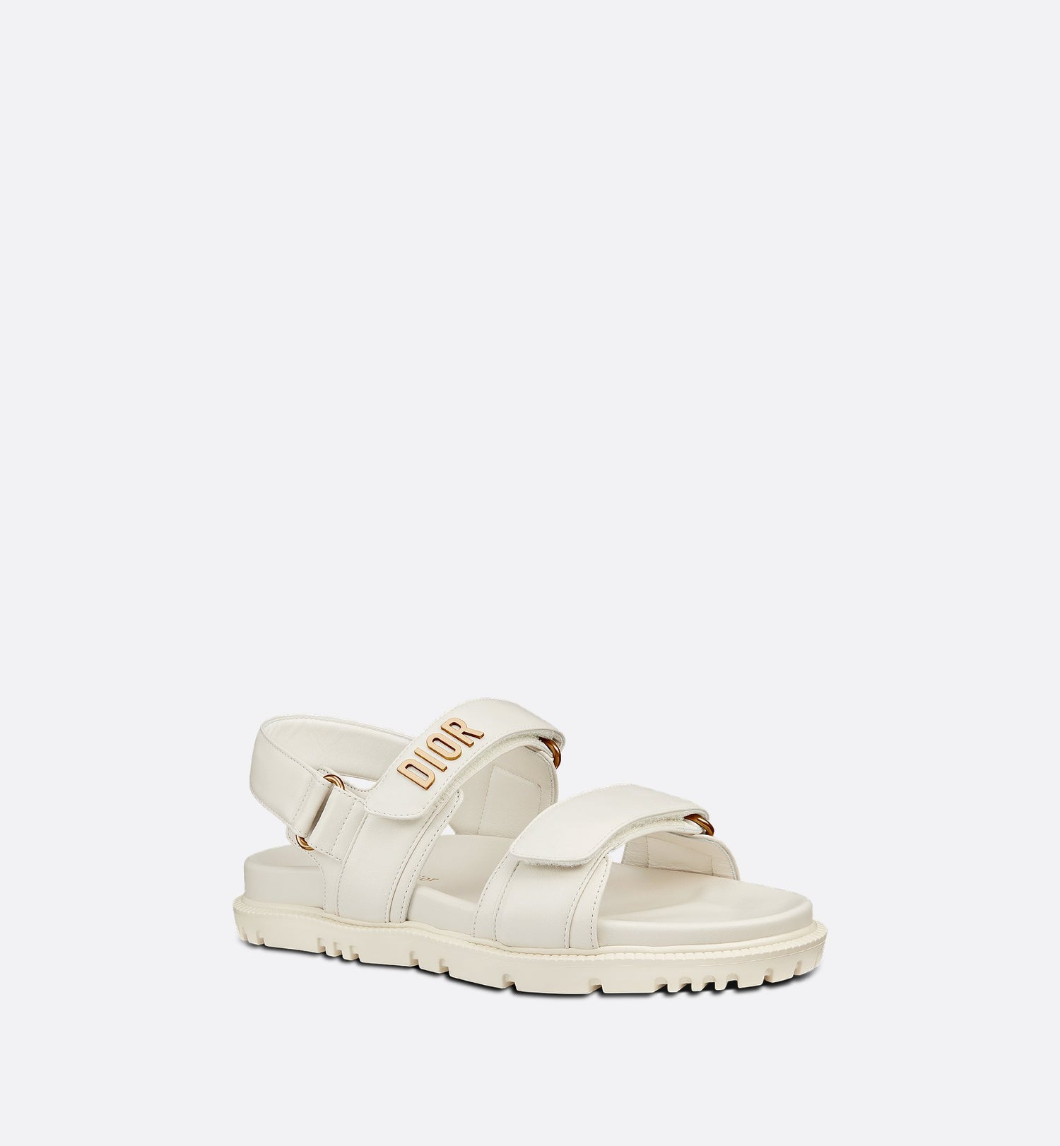 Dioract Sandal White Lambskin