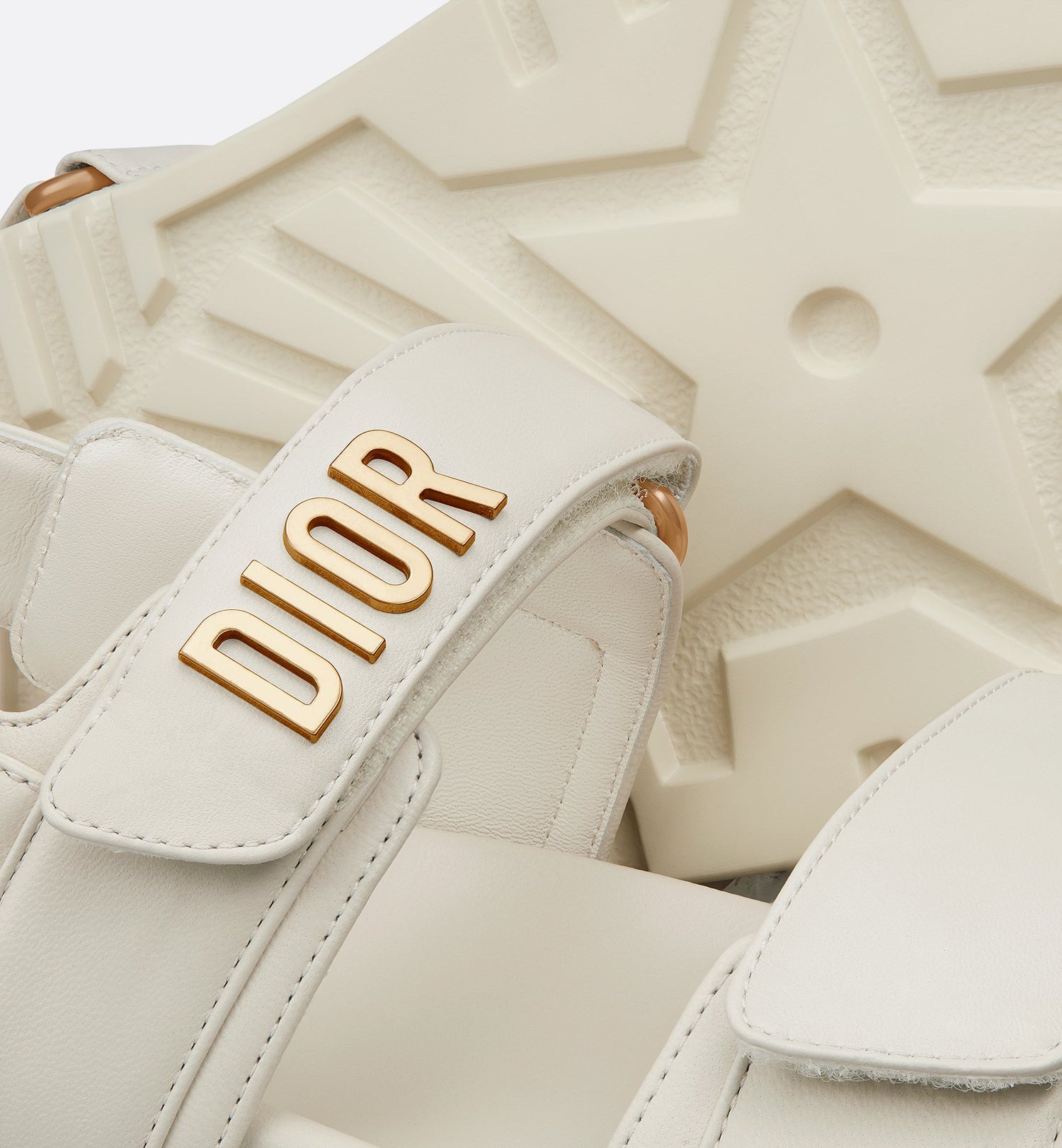 Dioract Sandal White Lambskin