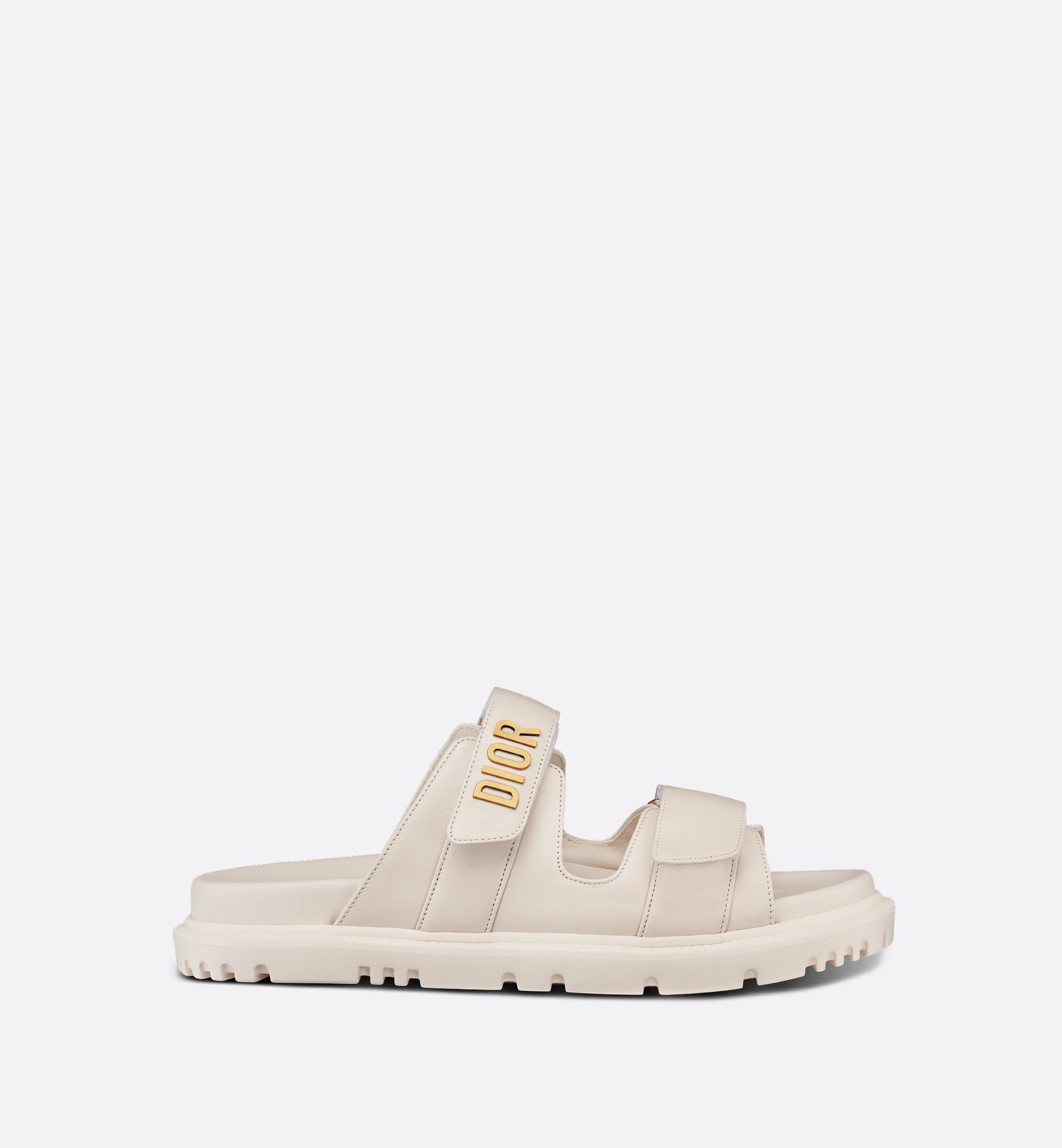 Dioract Slide White Lambskin