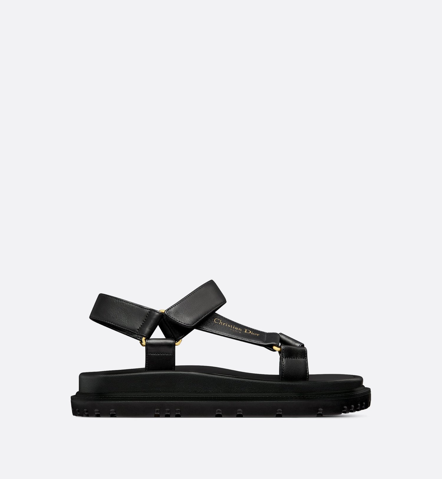 D-Wave Sandal Black Lambskin