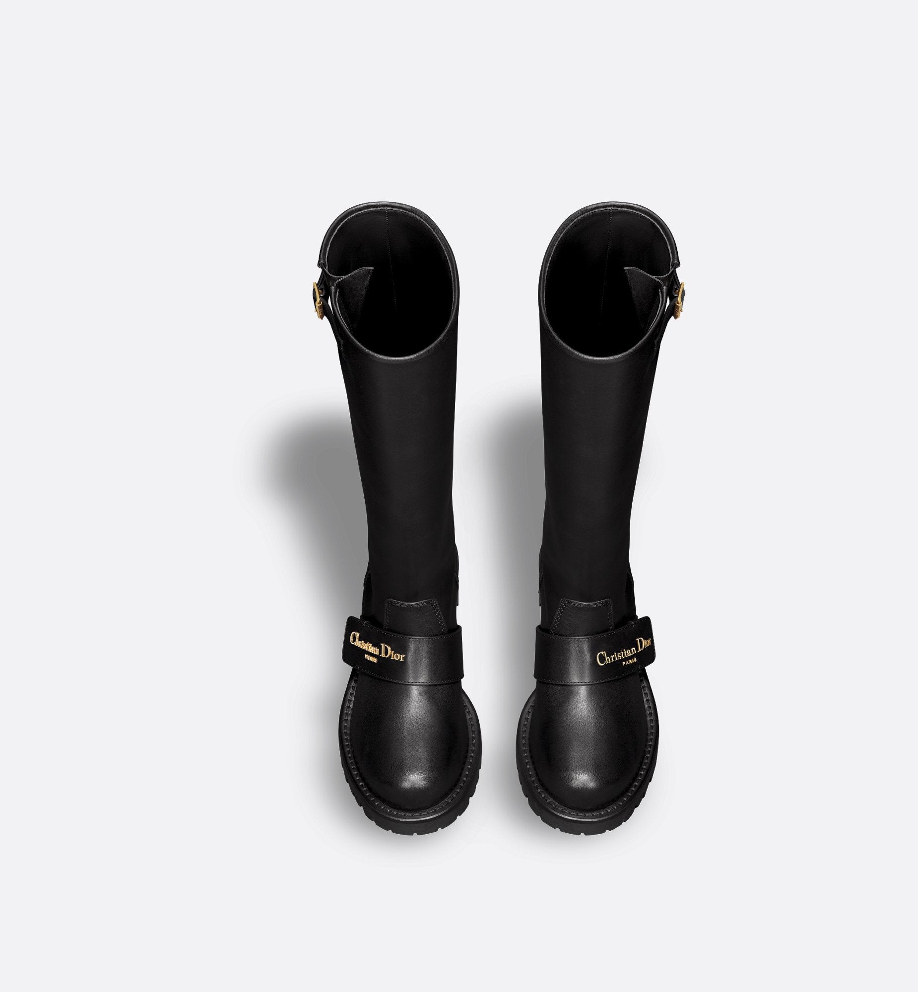 D-Quest Boot Black Calfskin