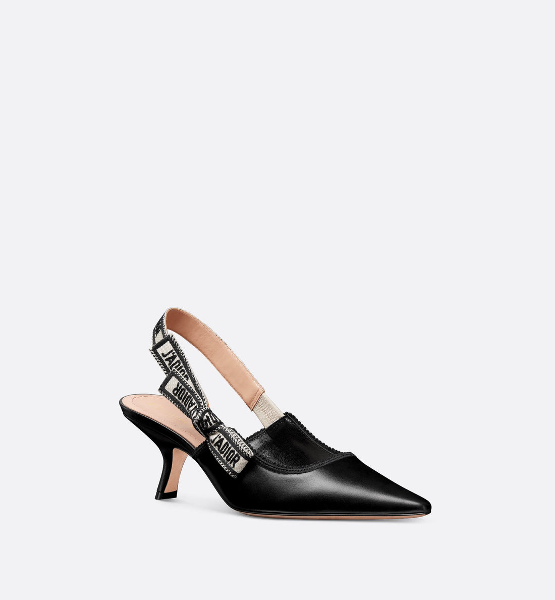 JAdior Slingback Pump Black Calfskin