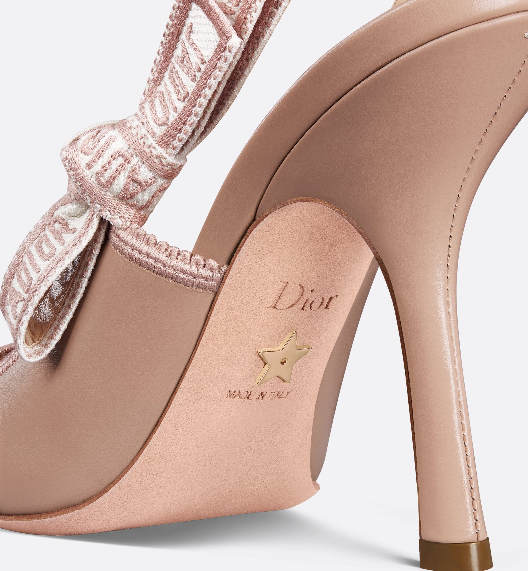 JAdior Slingback Pump Nude Calfskin