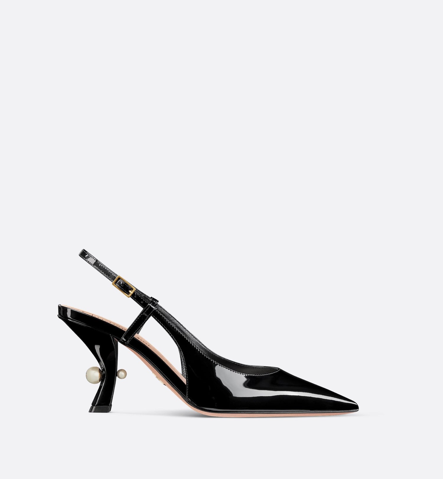 Dior Tribales Slingback Pump Black Patent Calfskin