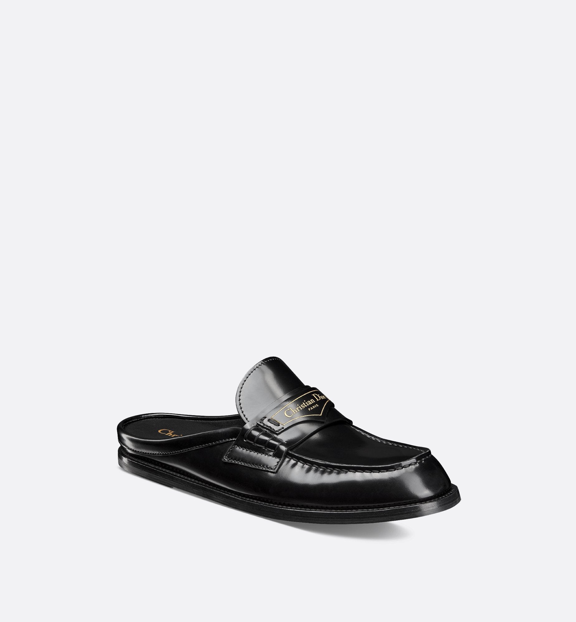 Dior Boy Mule Black Brushed Calfskin