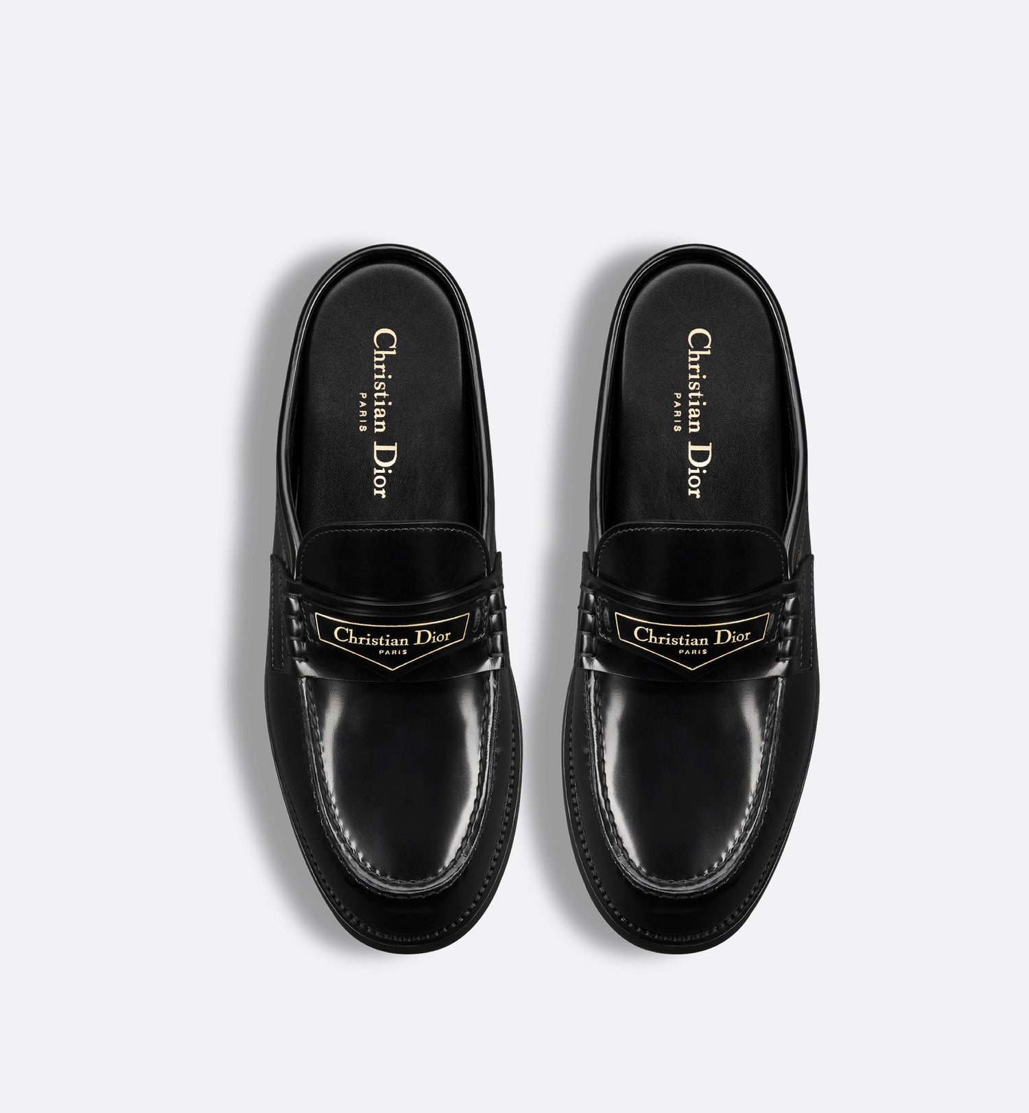 Dior Boy Mule Black Brushed Calfskin