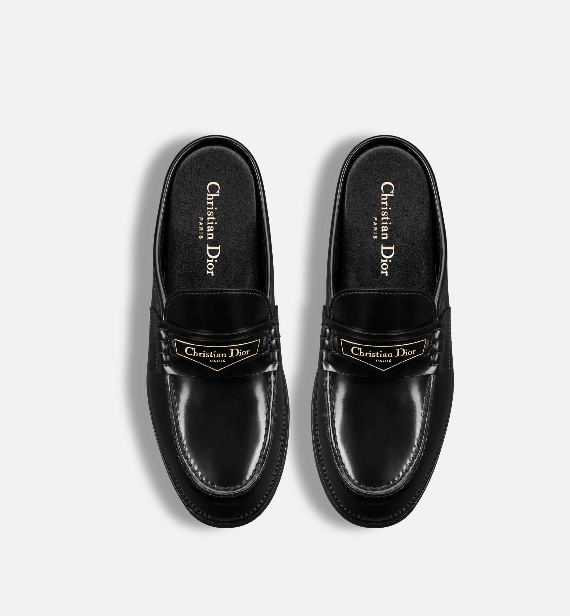 Dior Boy Mule Black Brushed Calfskin