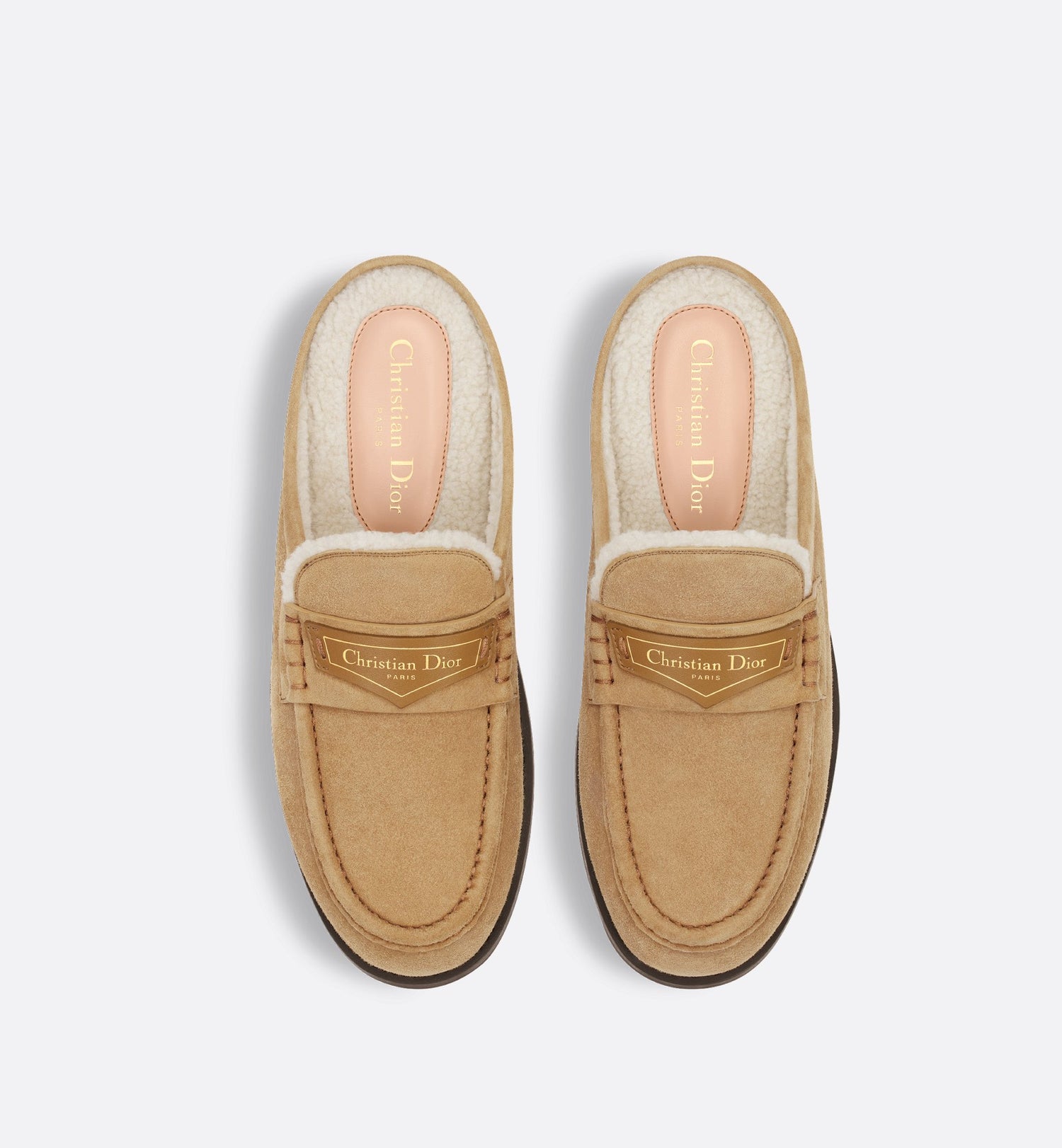 Dior Boy Mule Beige Suede Goatskin