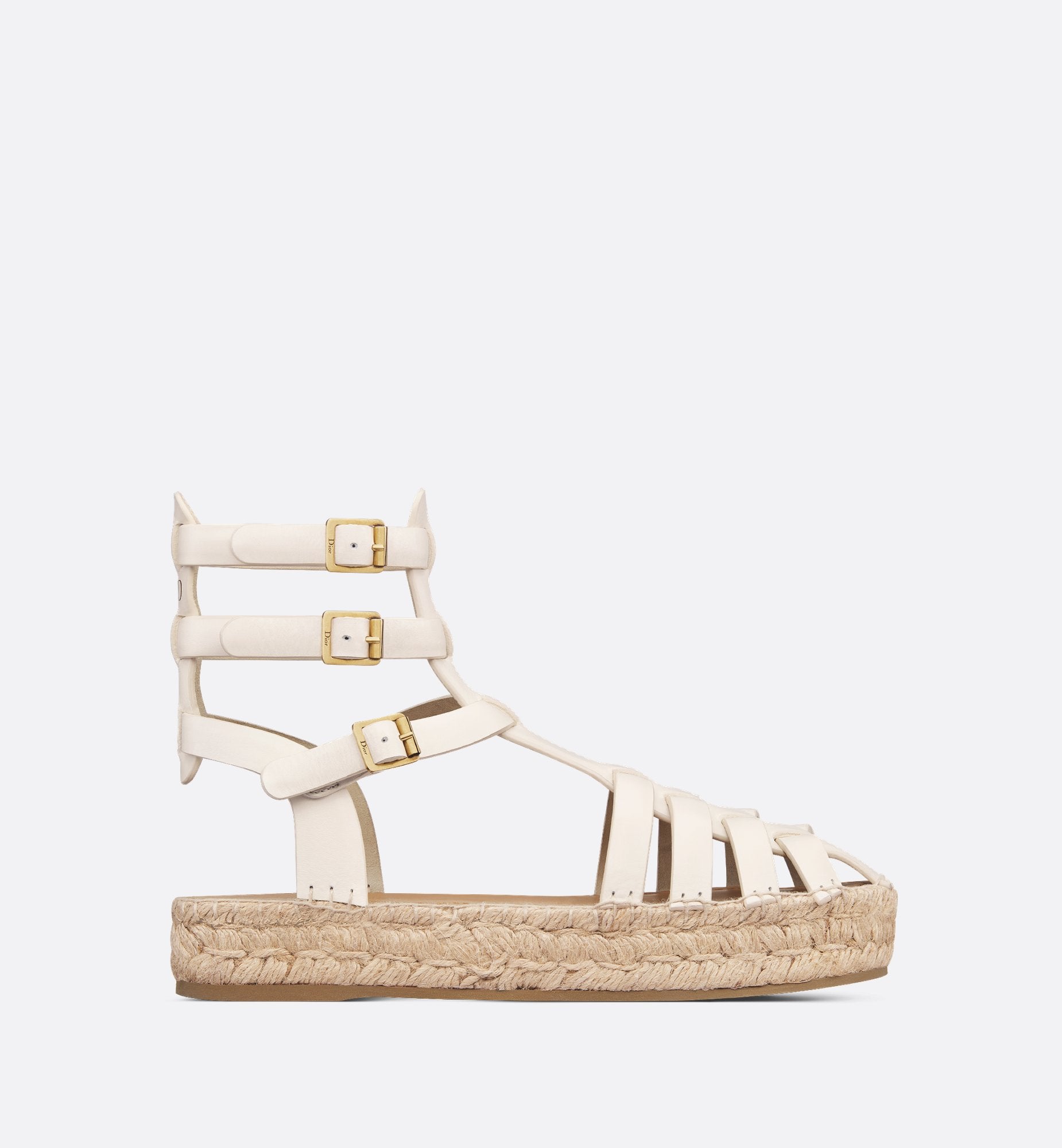 Dioriviera Marine Sandal White Calfskin