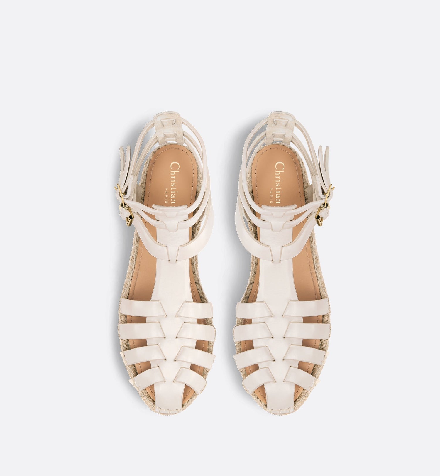 Dioriviera Dior Marine Sandal White Calfskin