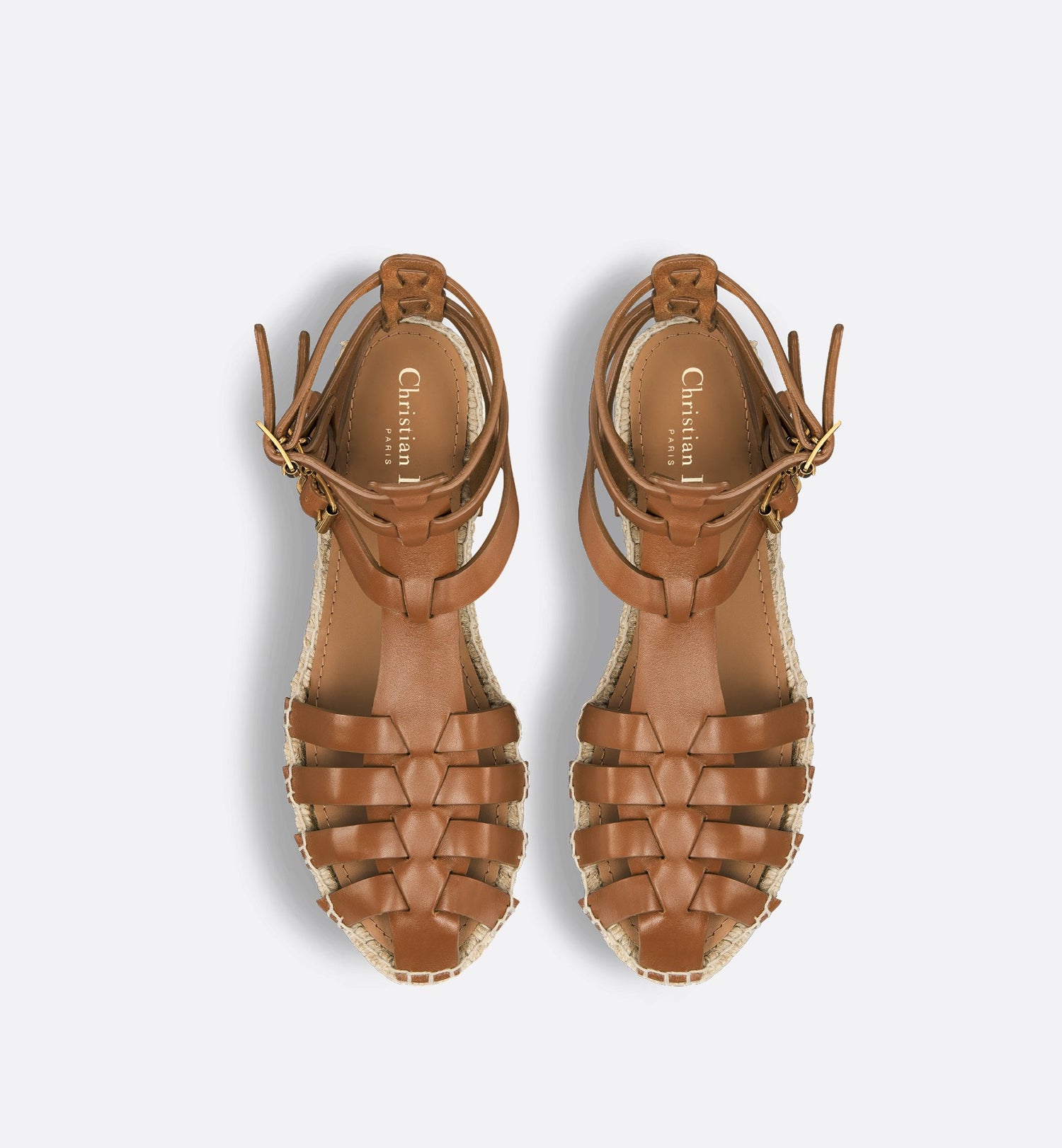 Dioriviera Dior Marine Sandal Camel Calfskin