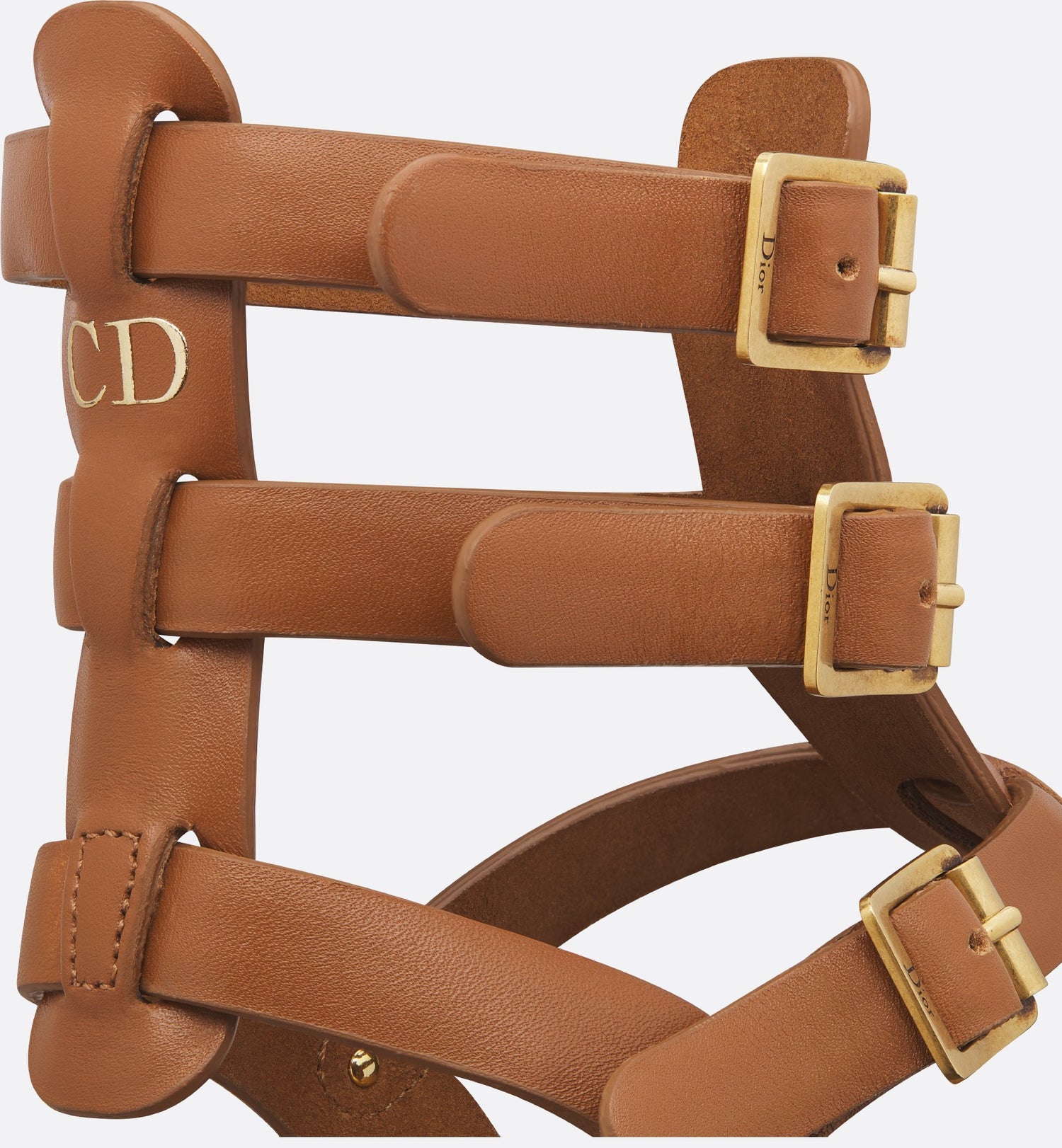 Dioriviera Dior Marine Sandal Camel Calfskin