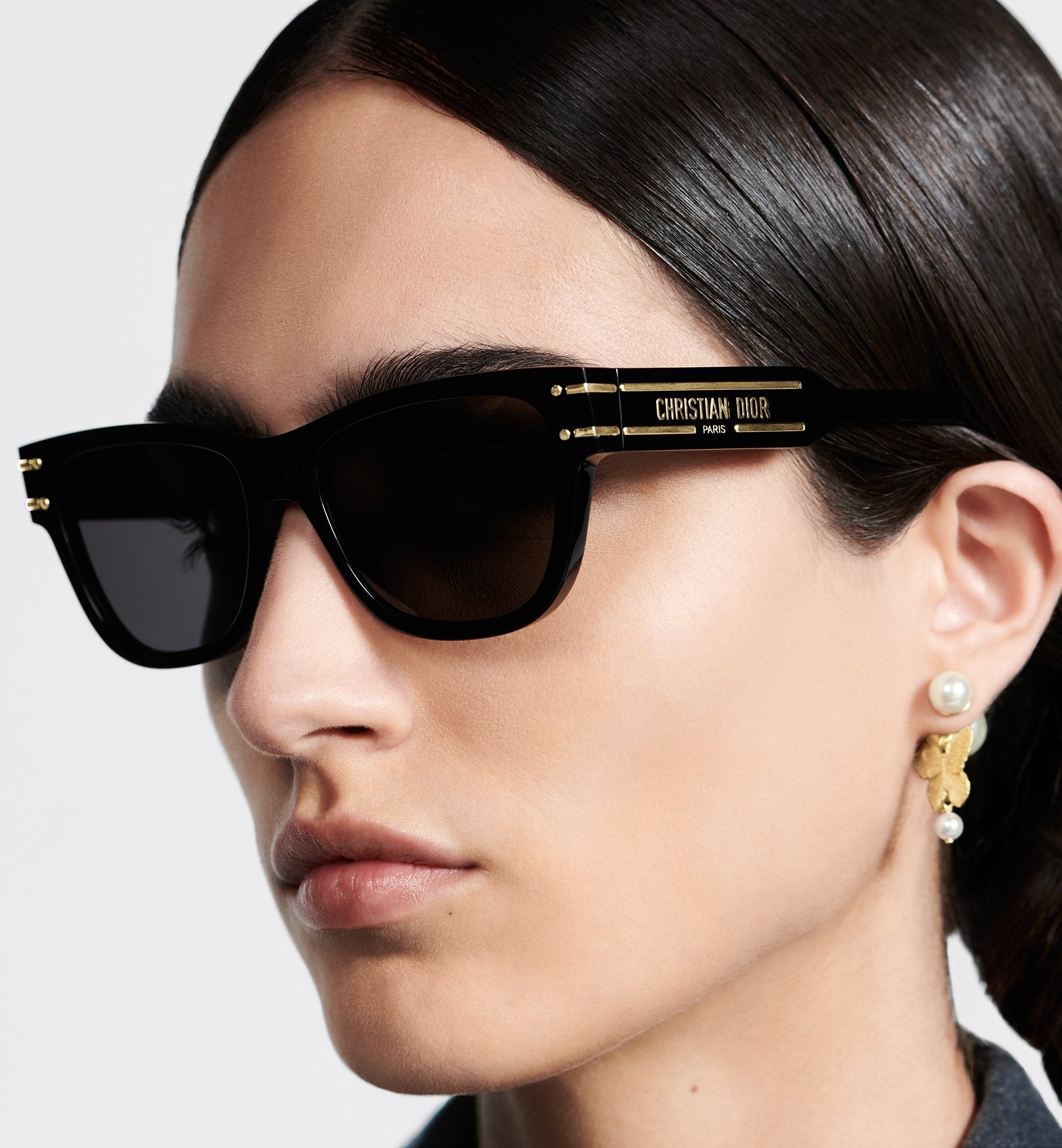 Diorsignature S7F Black Square Sunglasses – Sands