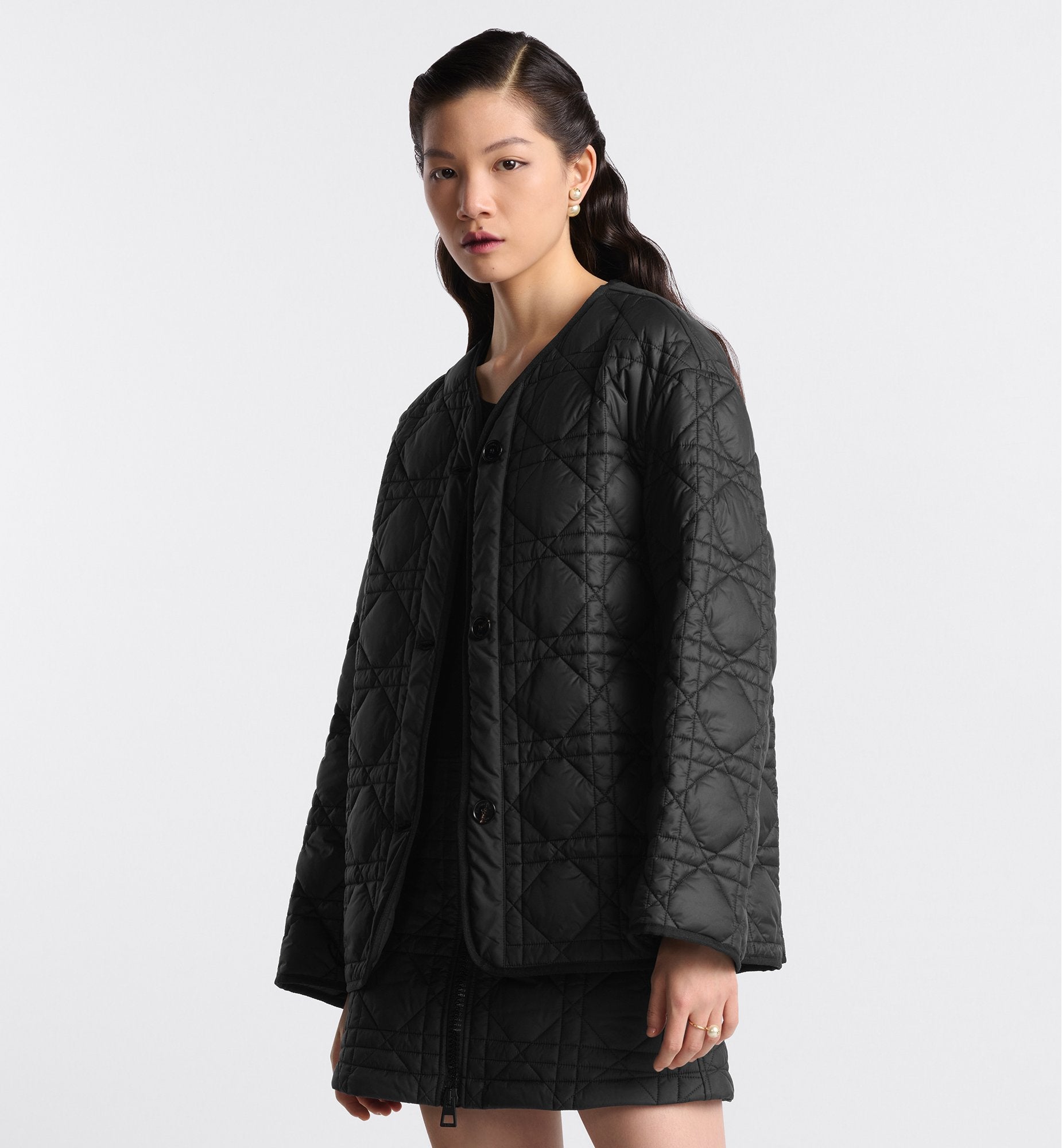 Sillage / IRIDESCENT QUILTED PEACOAT