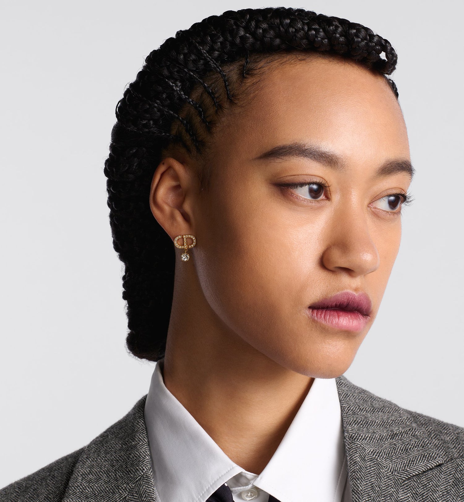 Stud Earrings Gold Christian Dior Earrings Cd Dio R Evolution