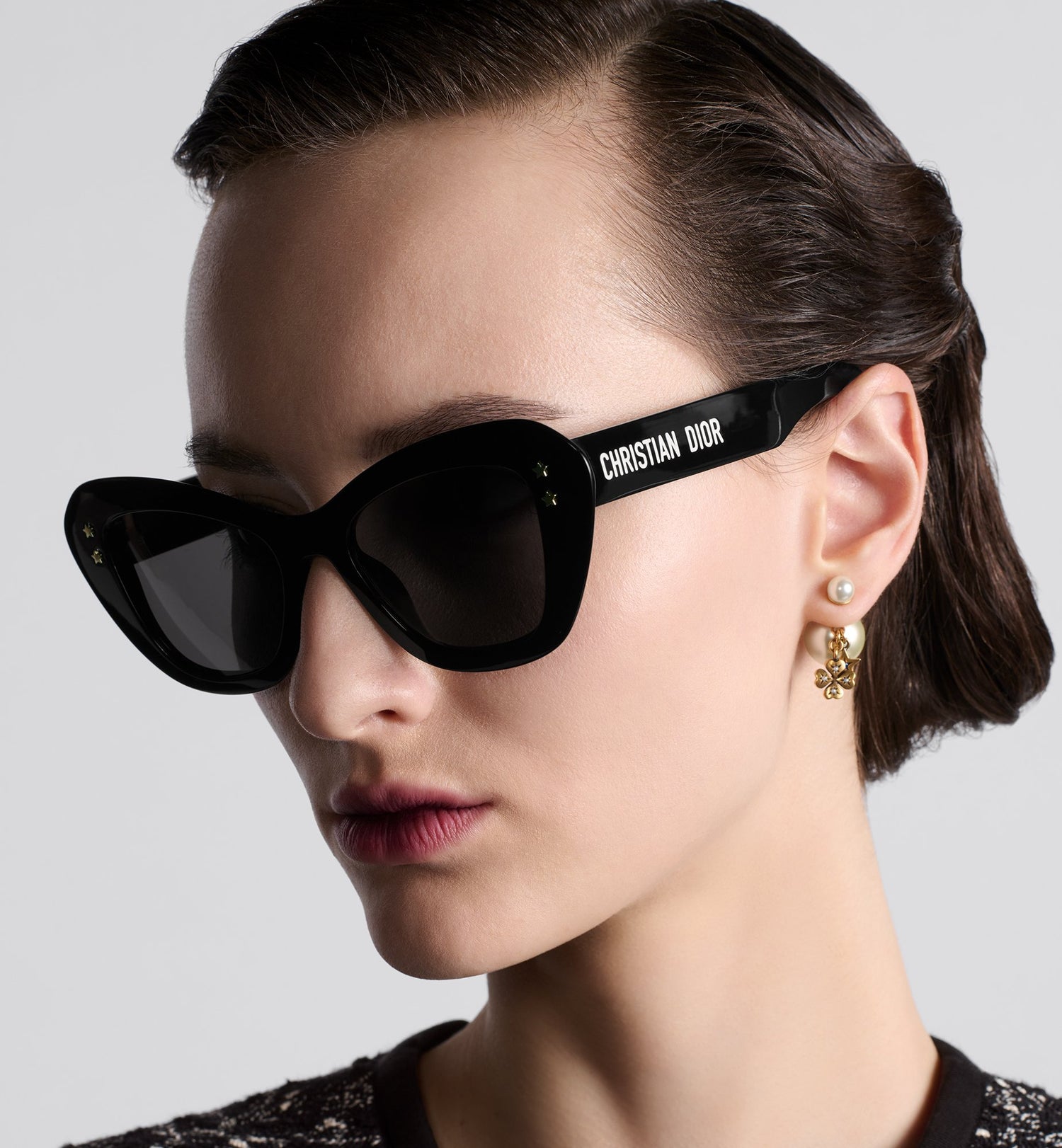 Diorpacific B3U Black Butterfly Sunglasses