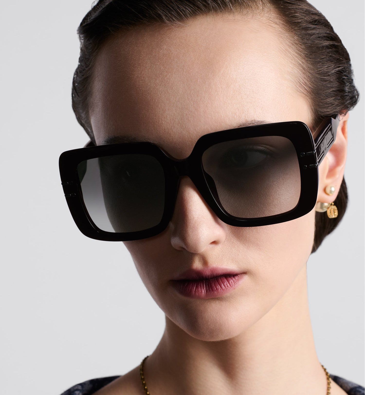 Diorsignature S11I Black Square Sunglasses