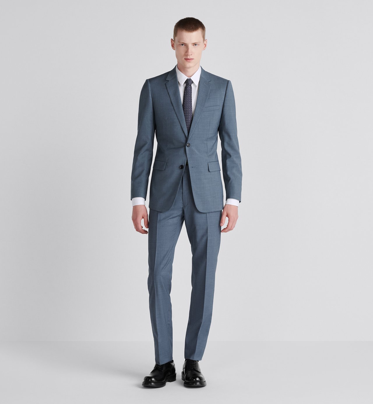 Classic Suit Blue Virgin Wool