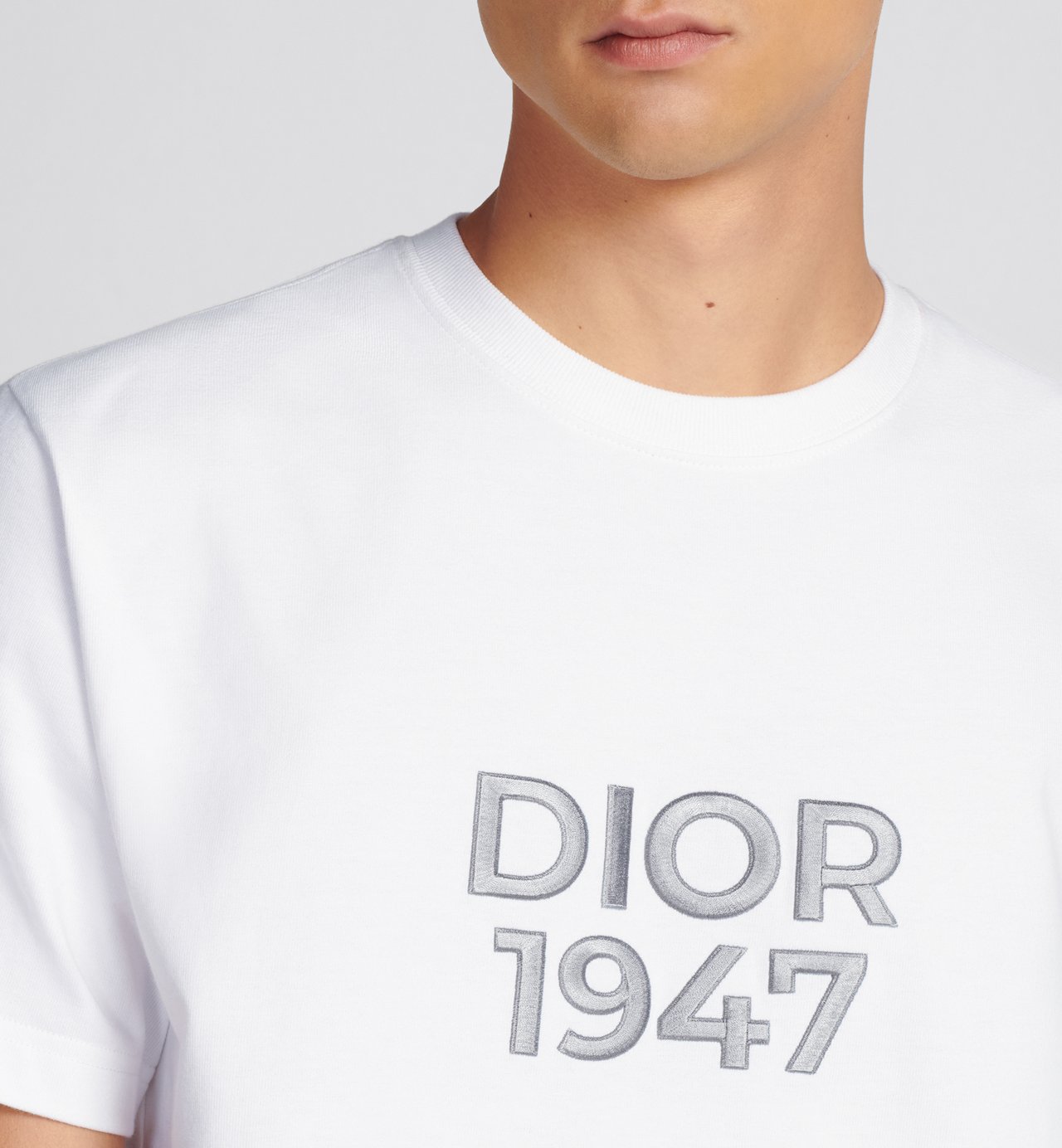 Relaxed-Fit T-Shirt White Cotton Jersey