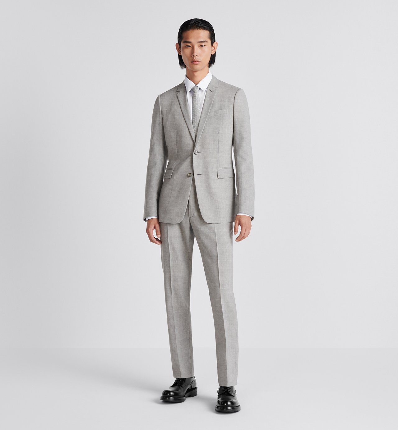 Regular Fit Suit Gray Wool