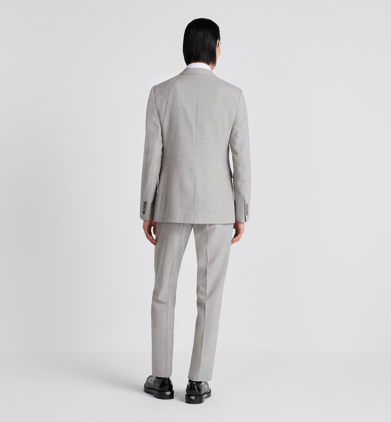 Regular Fit Suit Gray Wool