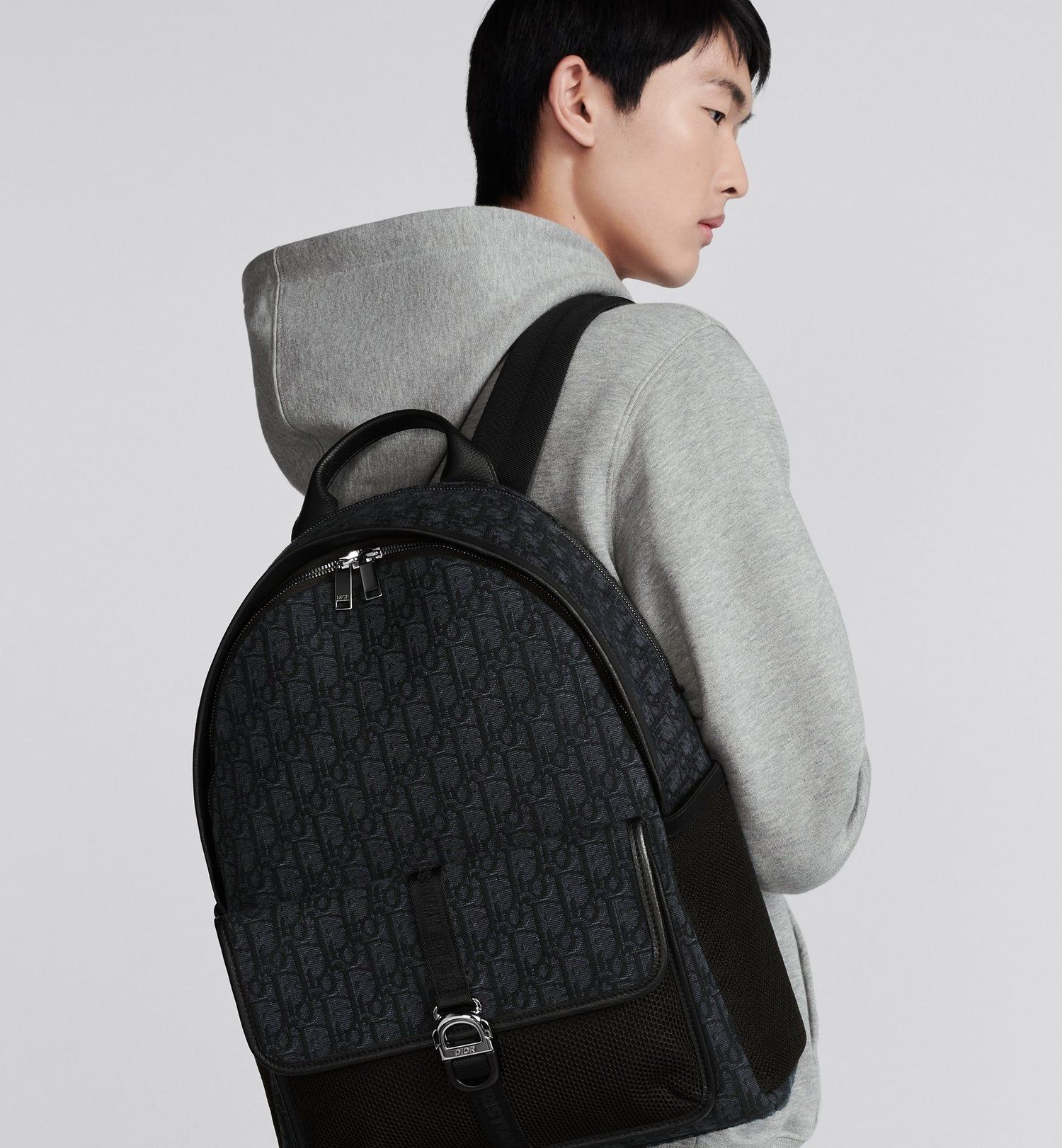 8 Backpack Black Dior Oblique Jacquard