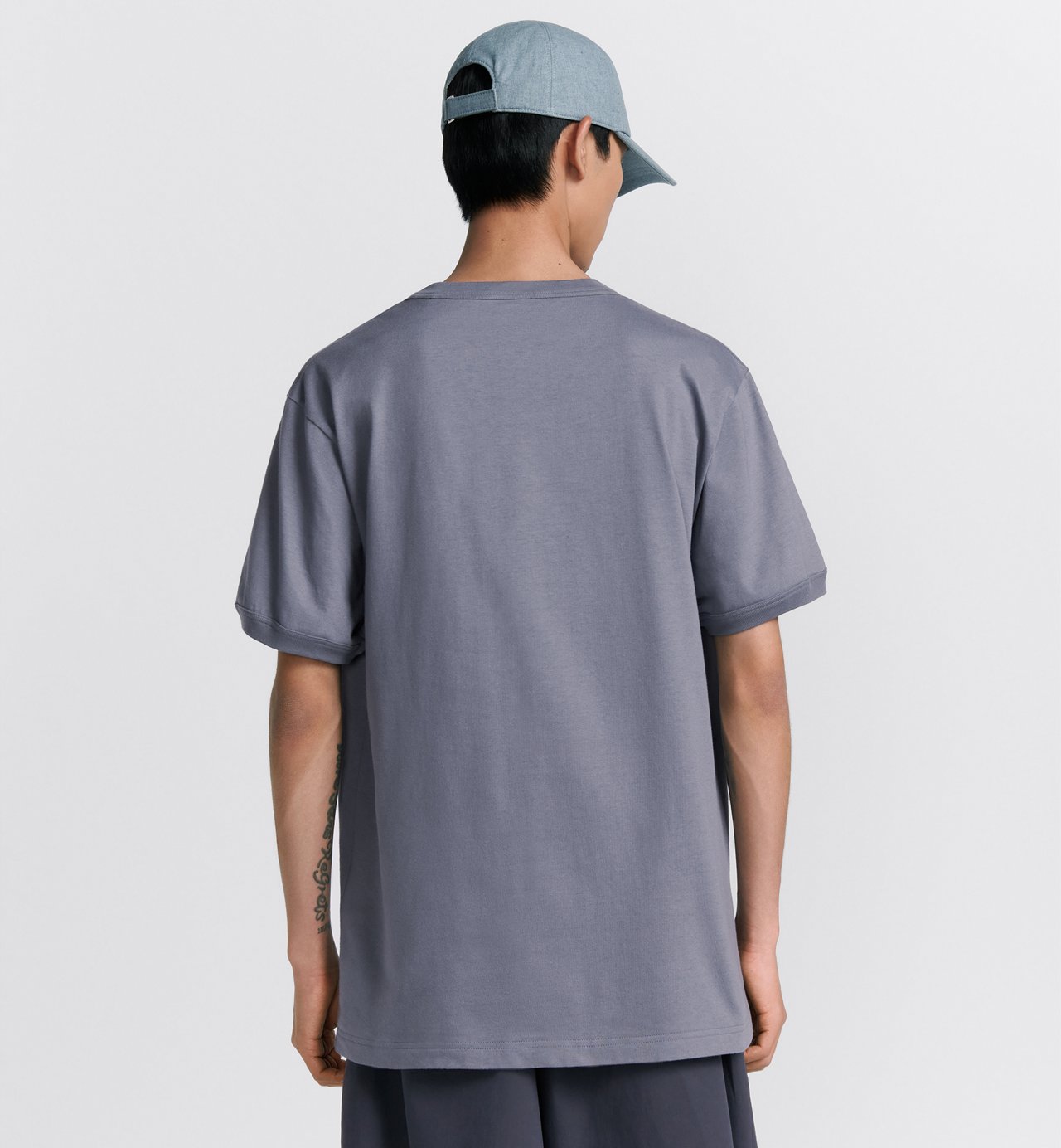 Relaxed Fit T-Shirt Gray Cotton Jersey