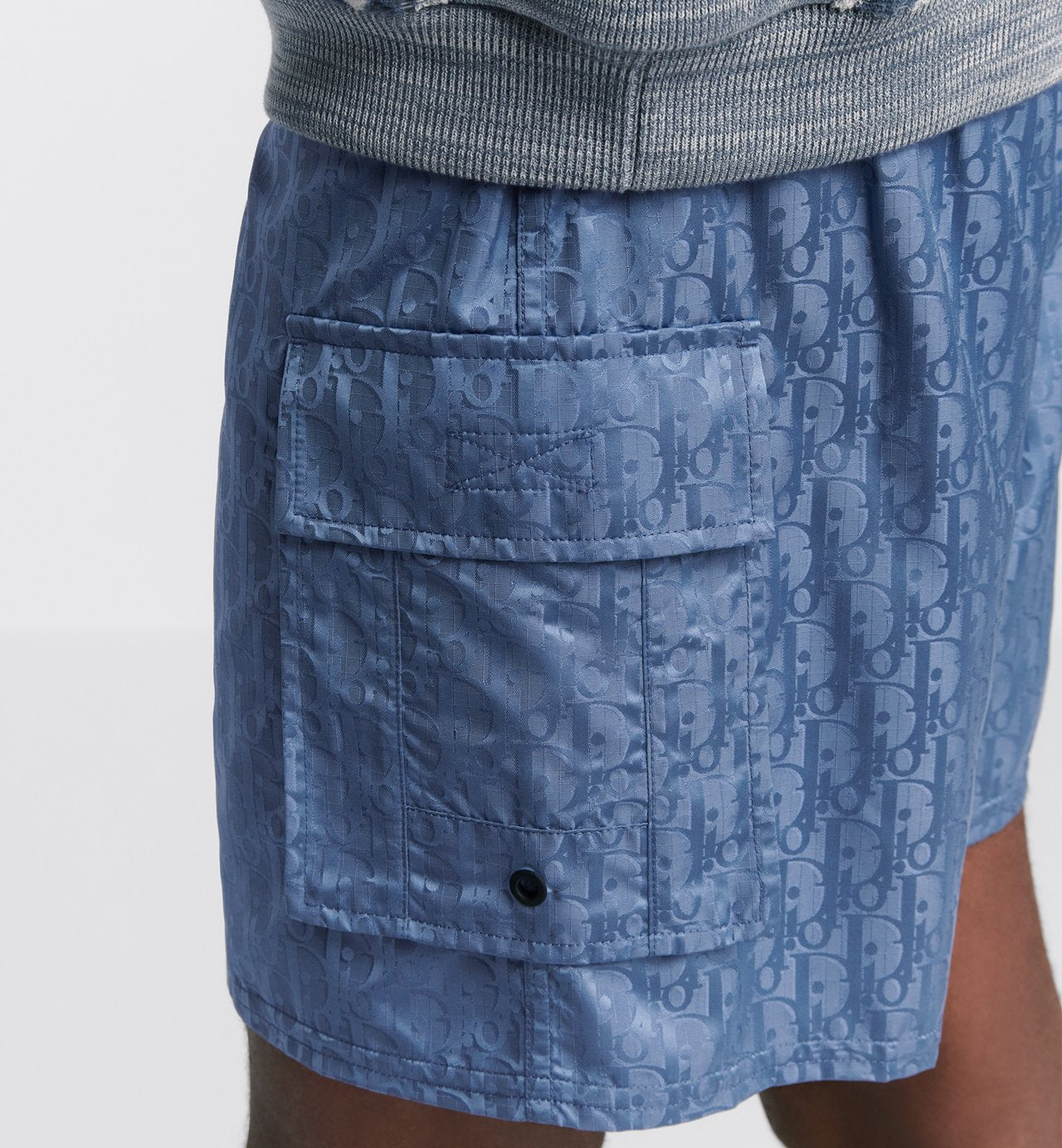 Dior And Parley Swim Shorts Blue Dior Oblique Parley Ocean Plastic® Technical Fabric