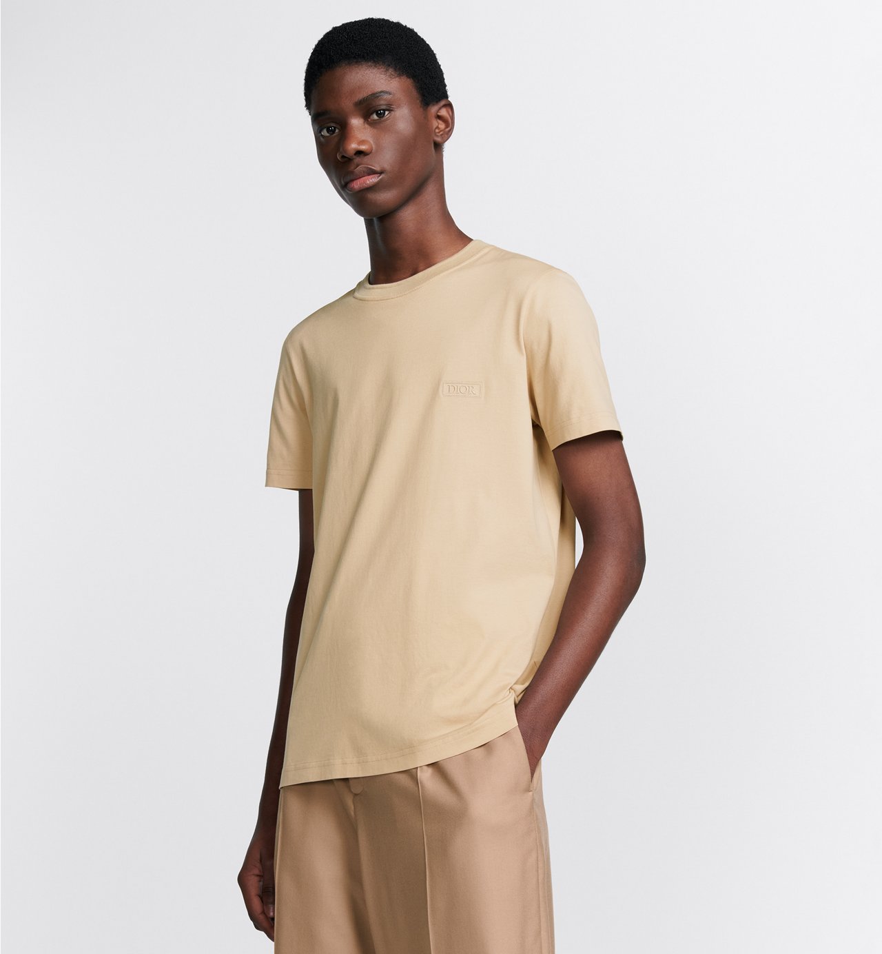 Icons T-Shirt Beige Sea Island Cotton Jersey