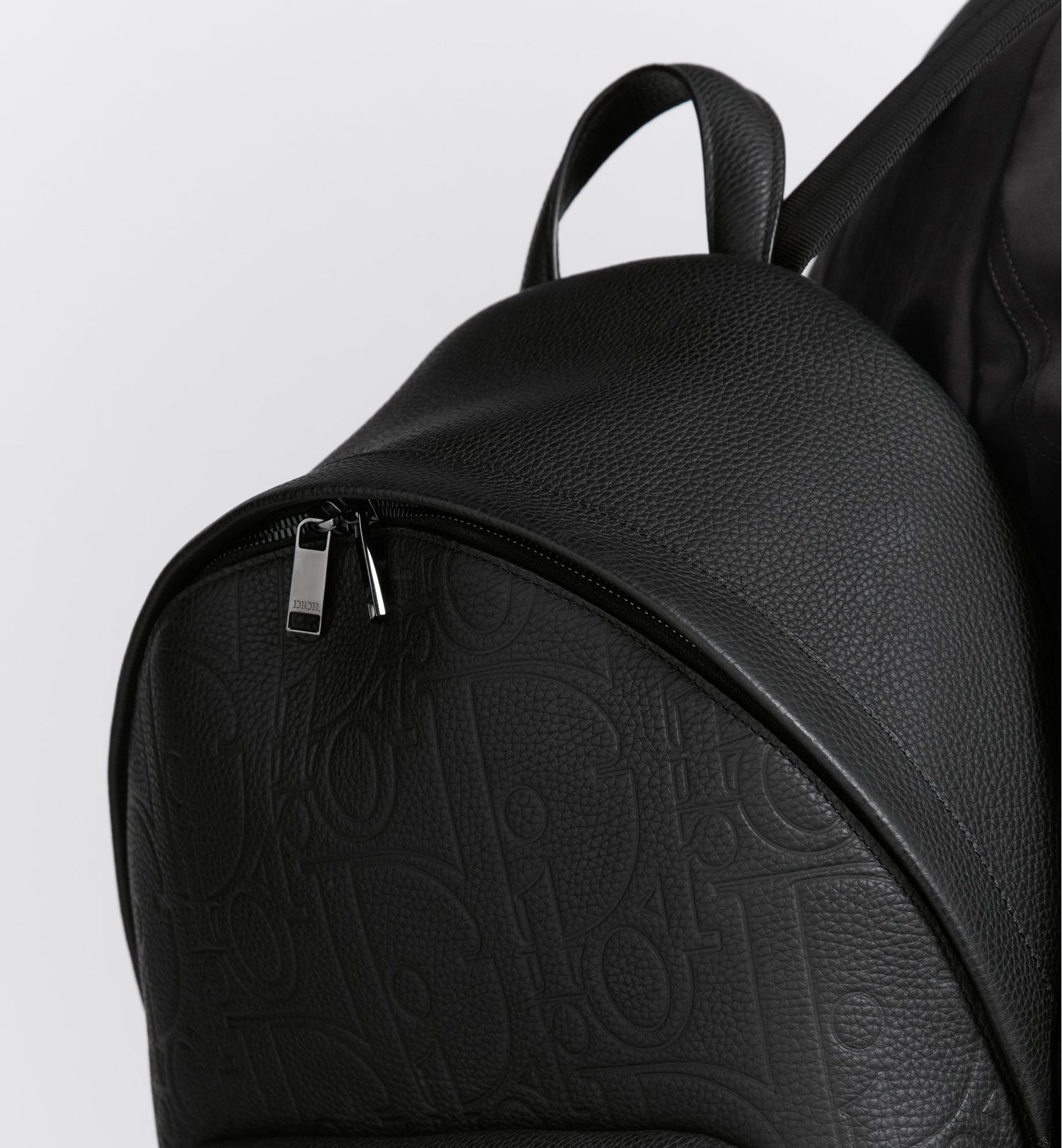 Rider 2.0 Zipped Backpack Black Dior Gravity Leather And Black Grained Calfskin