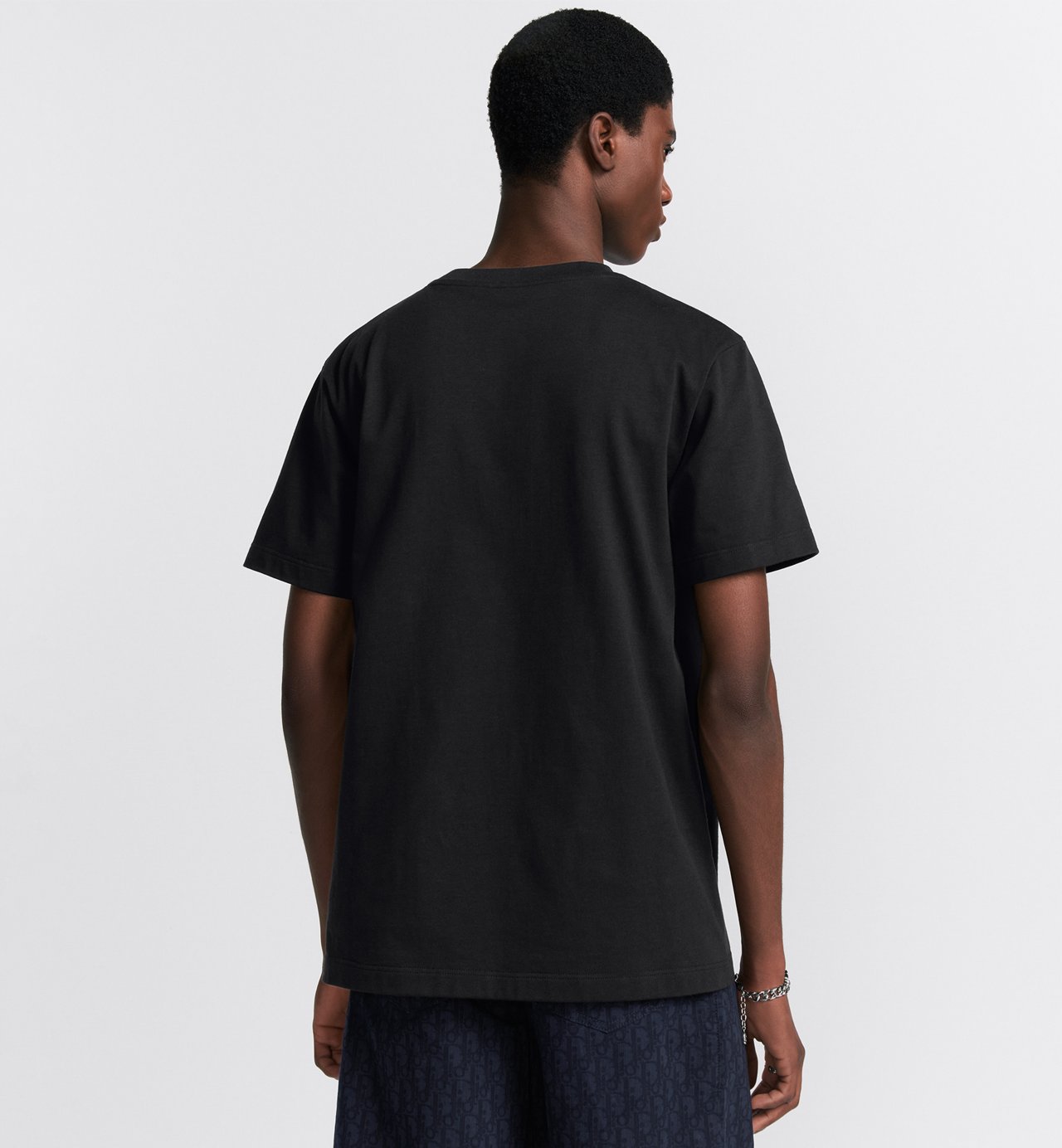 Handwritten Relaxed-Fit T-Shirt Black Cotton Jersey