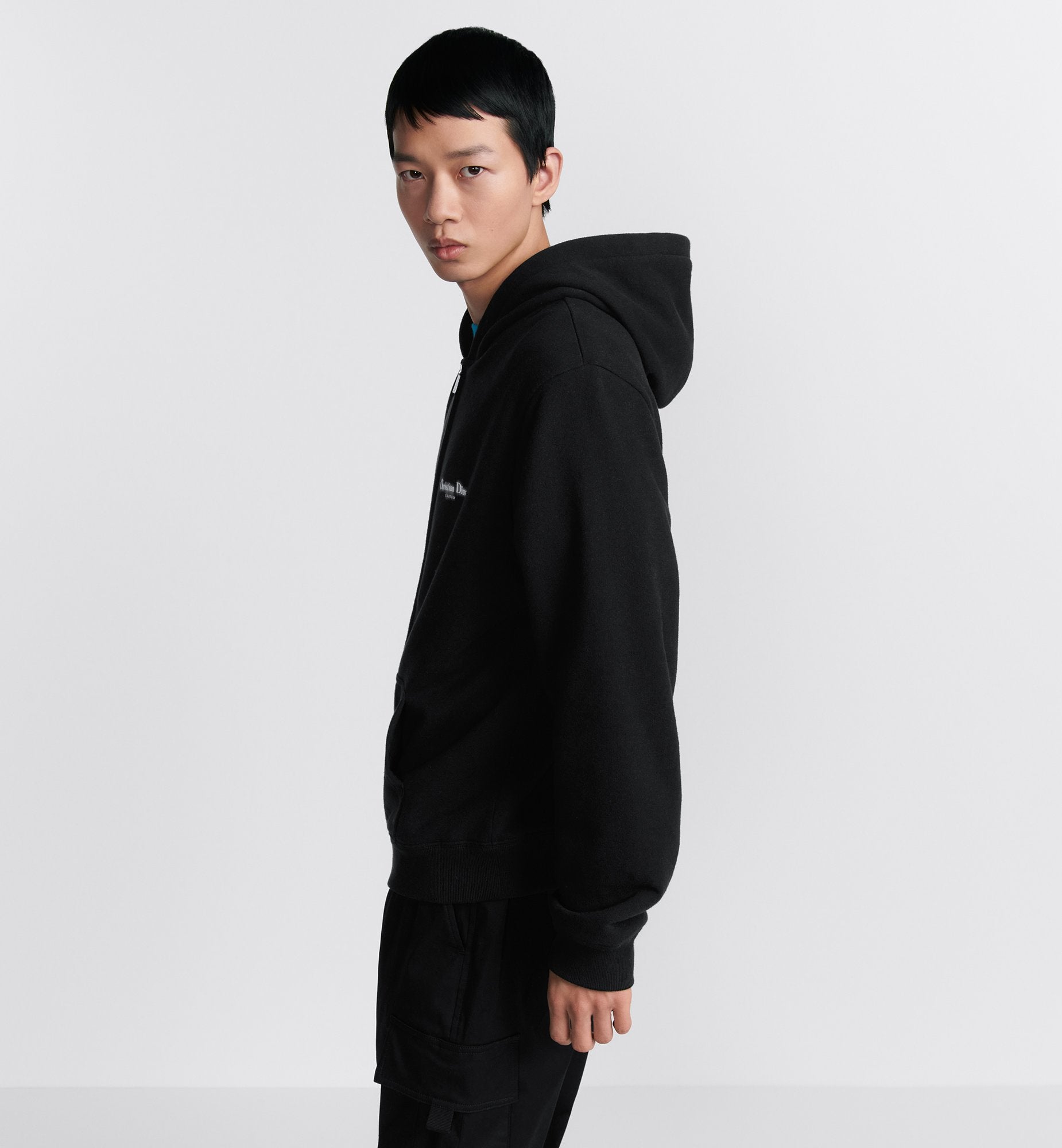 Christian Dior hot Black Cotton Hoodie (2021)