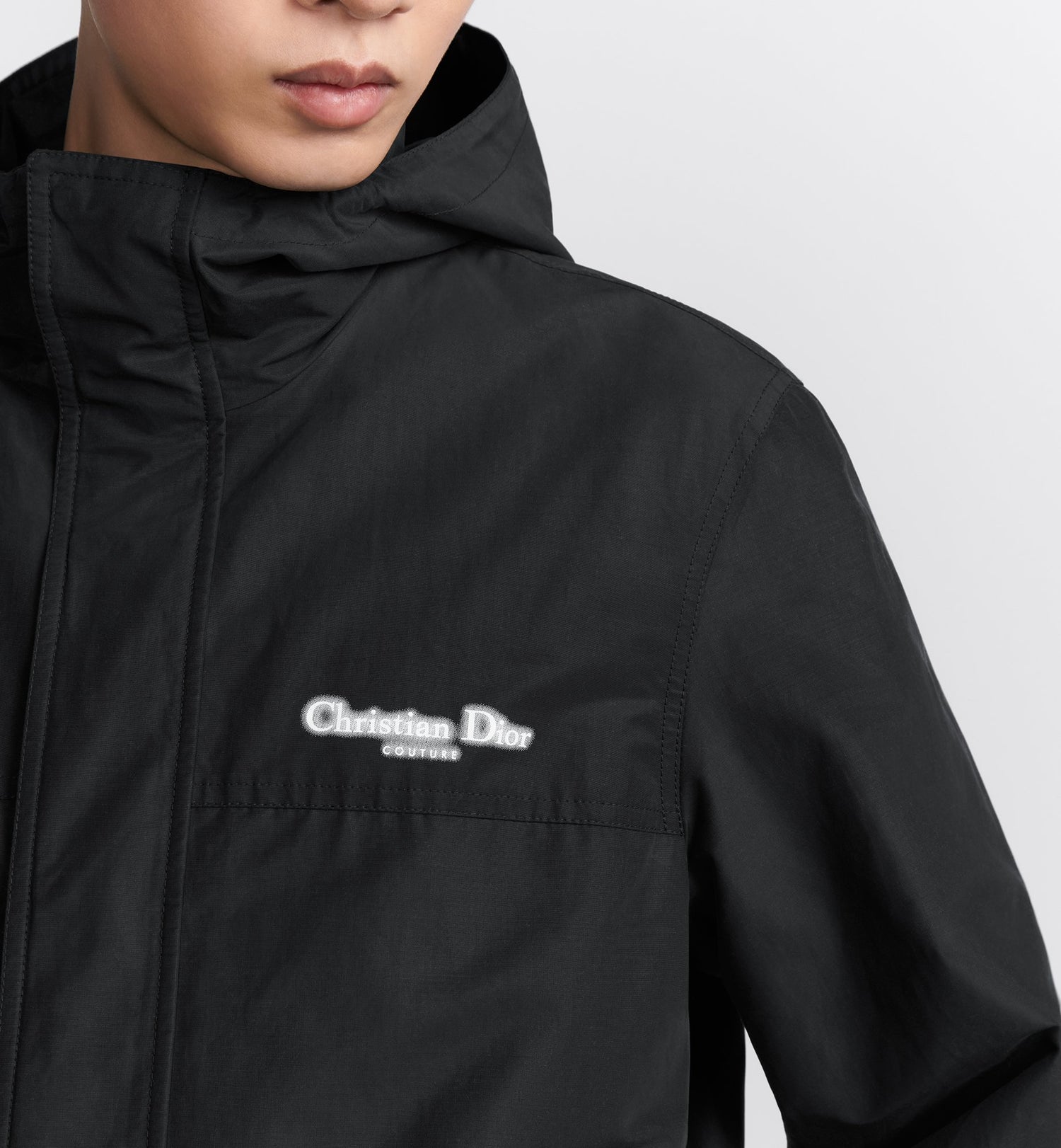 Cd Couture Windbreaker Black Blended Cotton