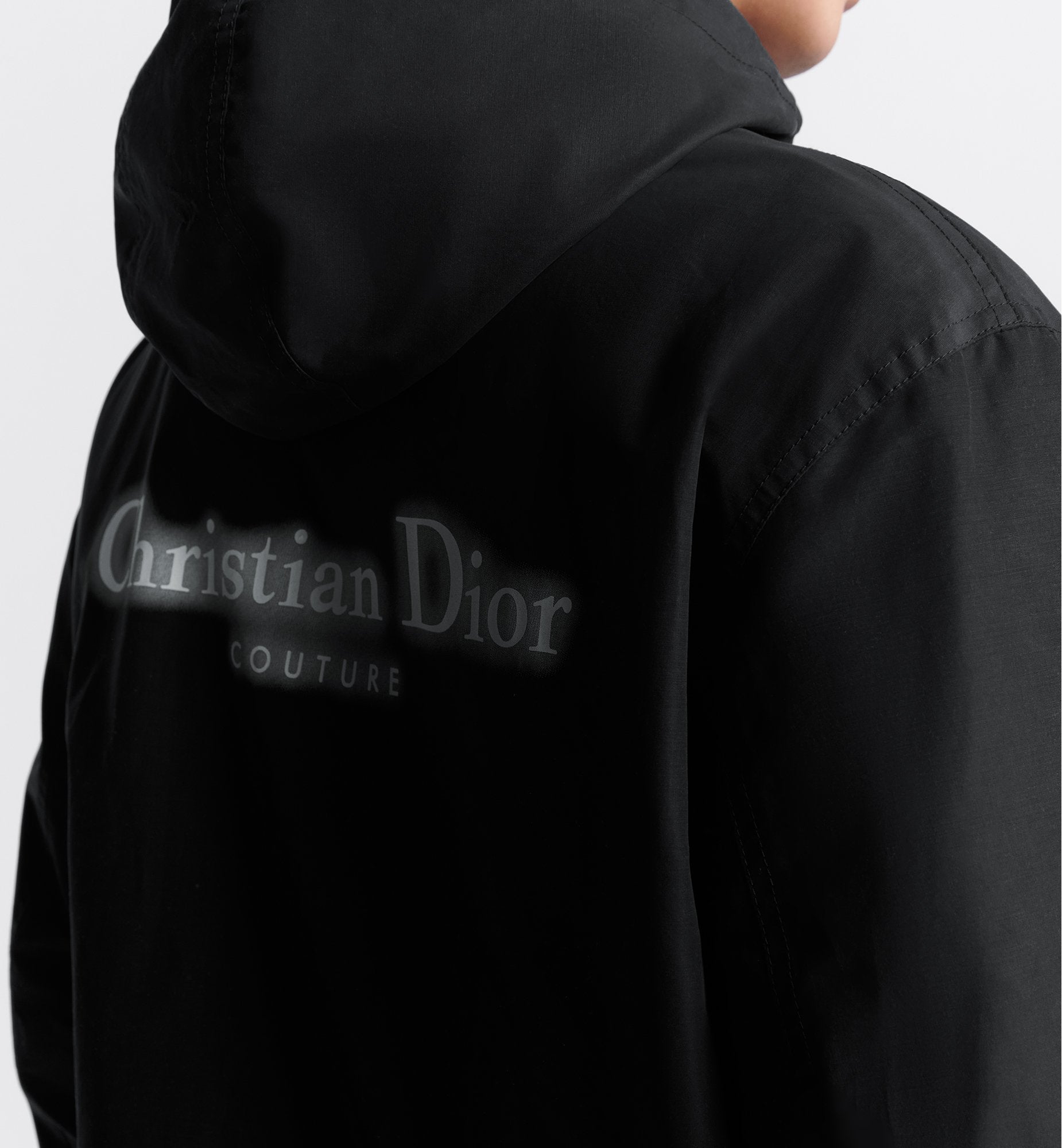 Cd Couture Windbreaker Black Blended Cotton