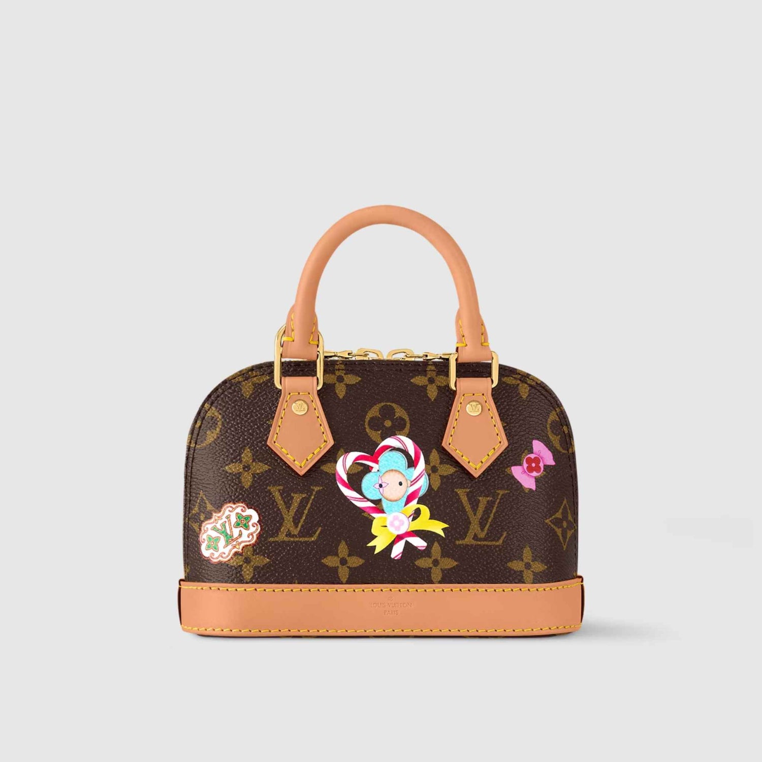 Louis Vuitton Nano Alma Handbag Candy Factory Collection Behind View