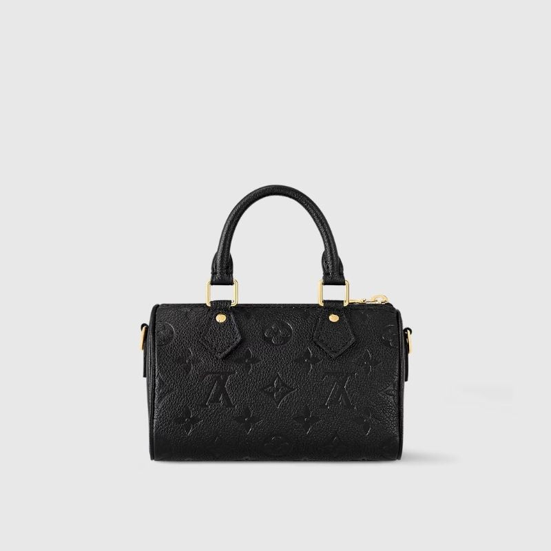 Louis Vuitton Nano Speedy Handbag Monogram Empreinte Back View
