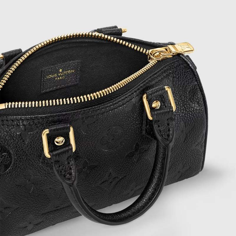 Louis Vuitton Nano Speedy Handbag Monogram Empreinte Side View
