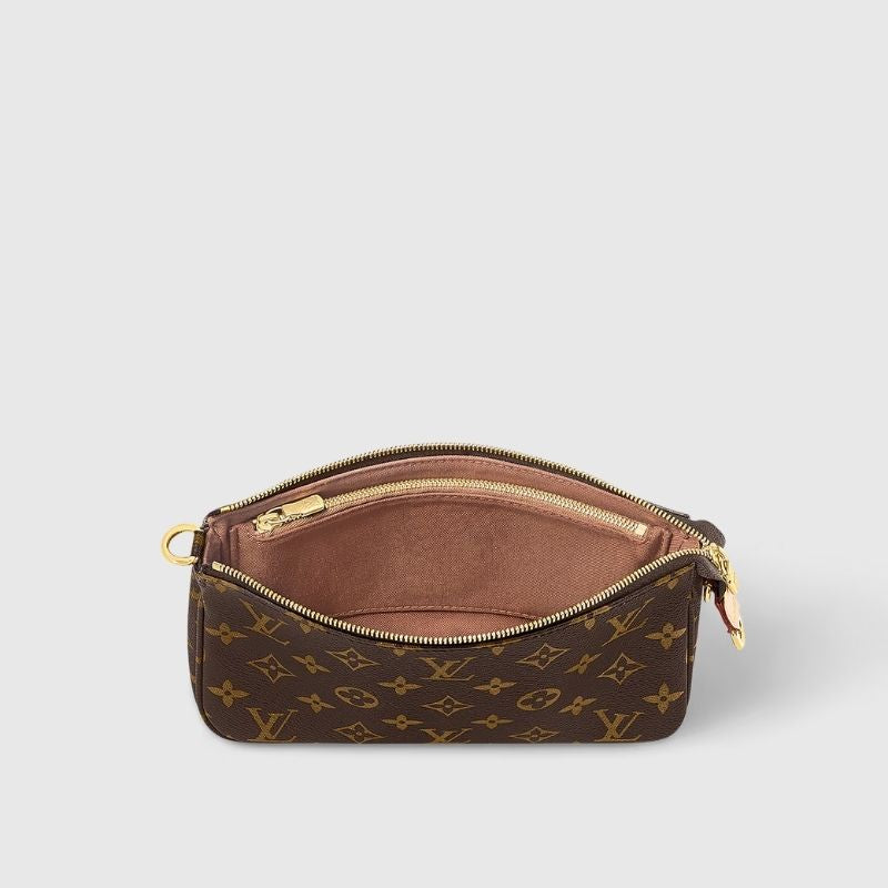 Louis Vuitton Pochette Accessoires Handbag Monogram Canvas Top View
