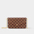 Louis Vuitton Pochette Félicie Handbag Damier Ebene Canvas