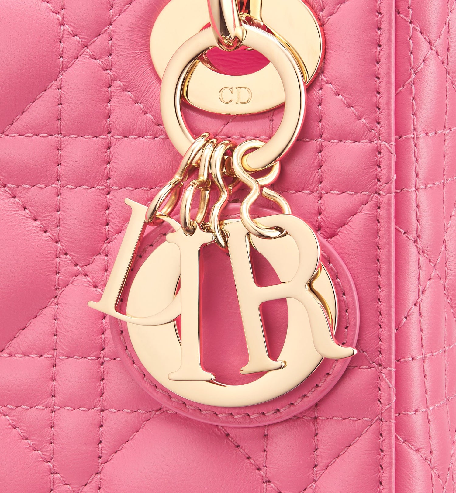 Mini Dioriviera Lady Dior Bag Candy Pink Cannage Lambskin