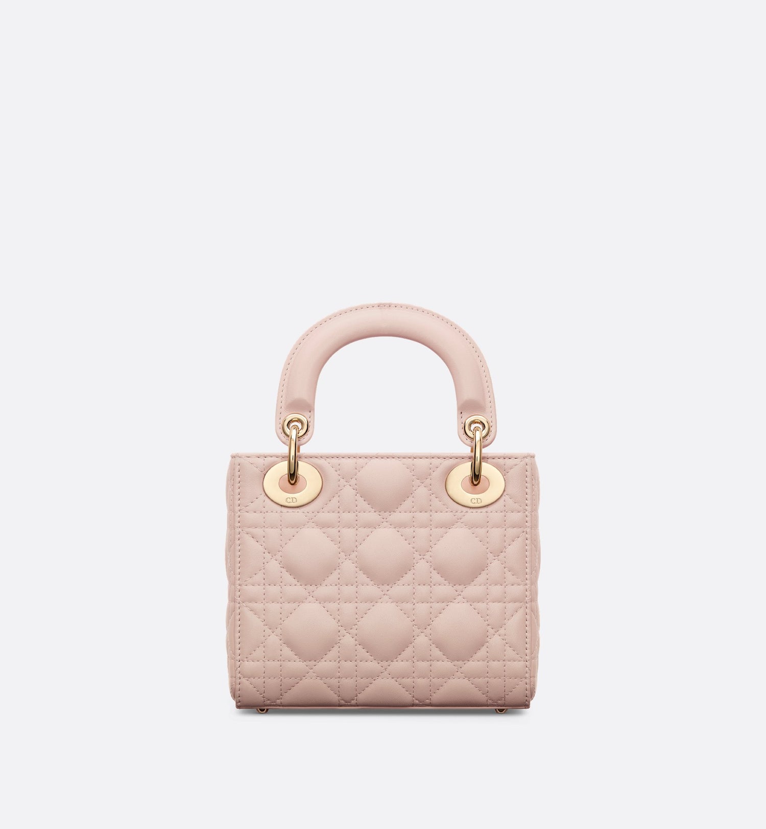 Mini Lady Dior Bag Powder Pink Cannage Lambskin