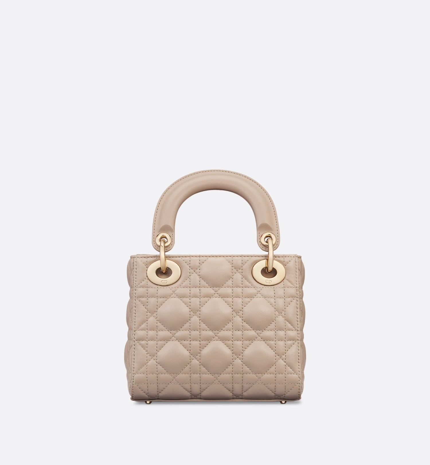 Mini Lady Dior Bag Powder Beige Cannage Lambskin