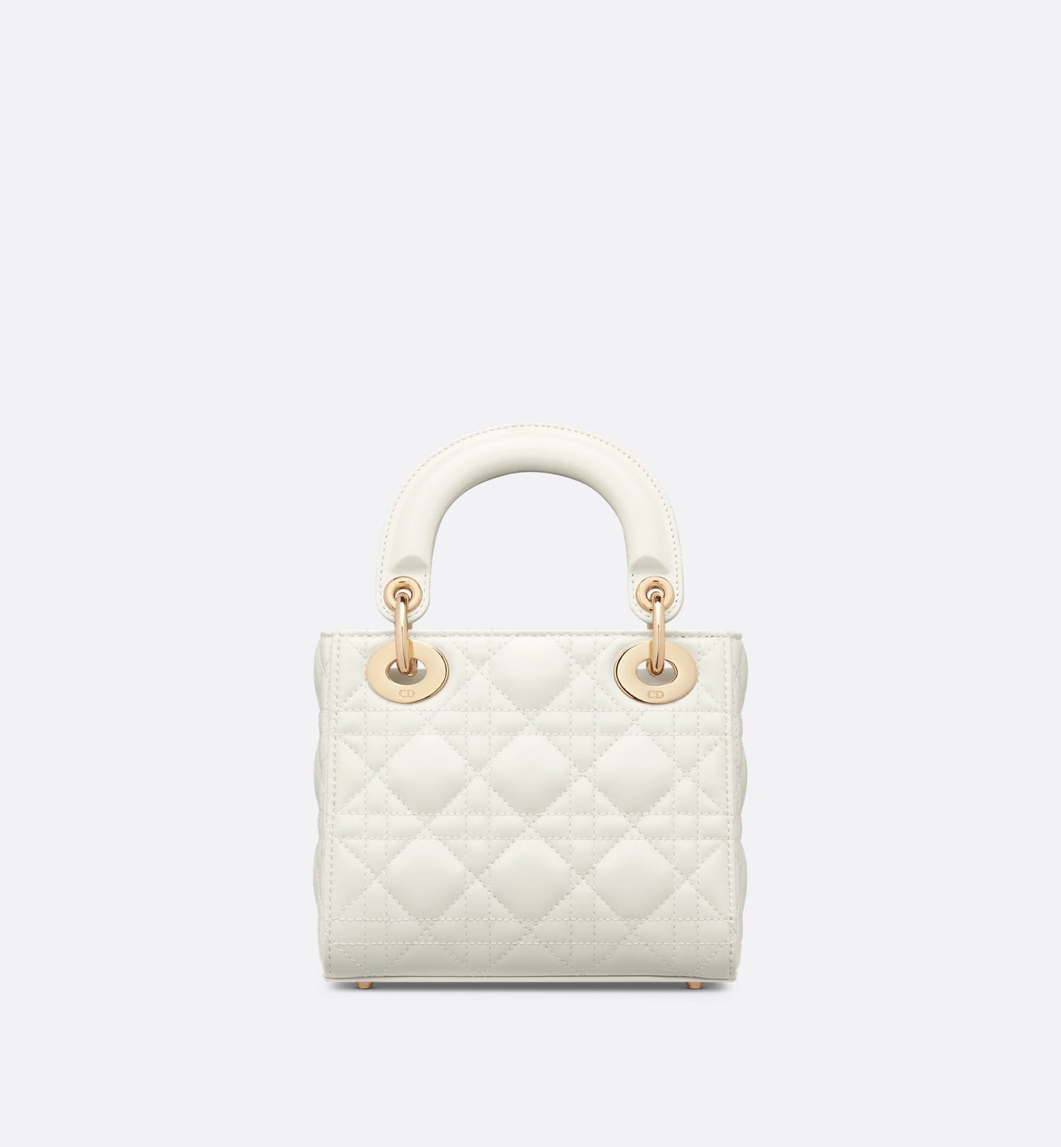 Dioramour Mini Lady Dior Bag Latte Cannage Lambskin