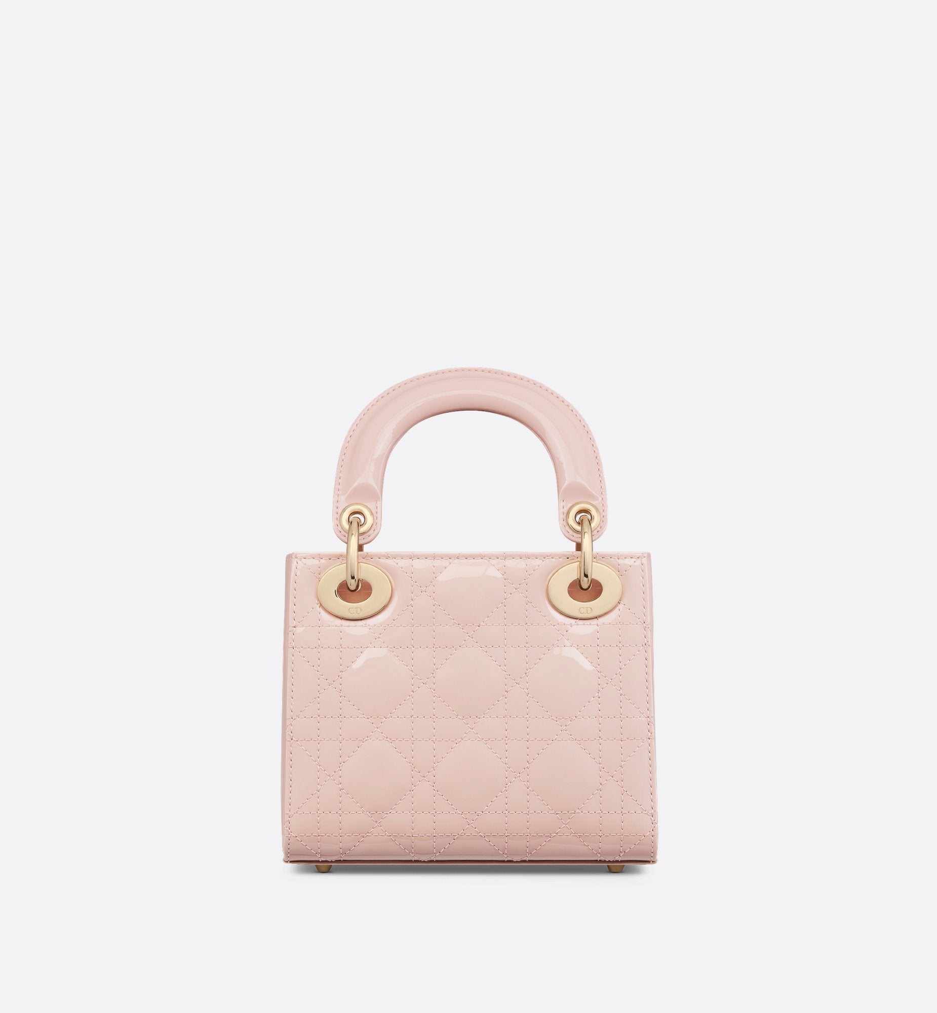 Mini Lady Dior Bag Powder Pink Patent Cannage Calfskin